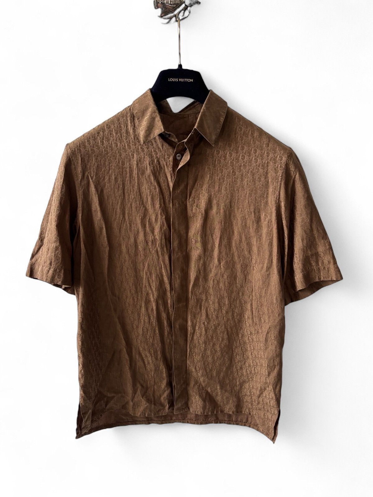 Dior Dior Oblique Silk Shirt Size US M / EU 48-50 / 2 - 1 Thumbnail