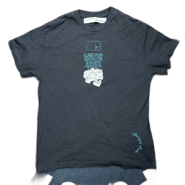 Comme des Garcons Used Black Short Sleeve T-Shirt with Graphics Size US XXS / EU 40 - 1 Thumbnail