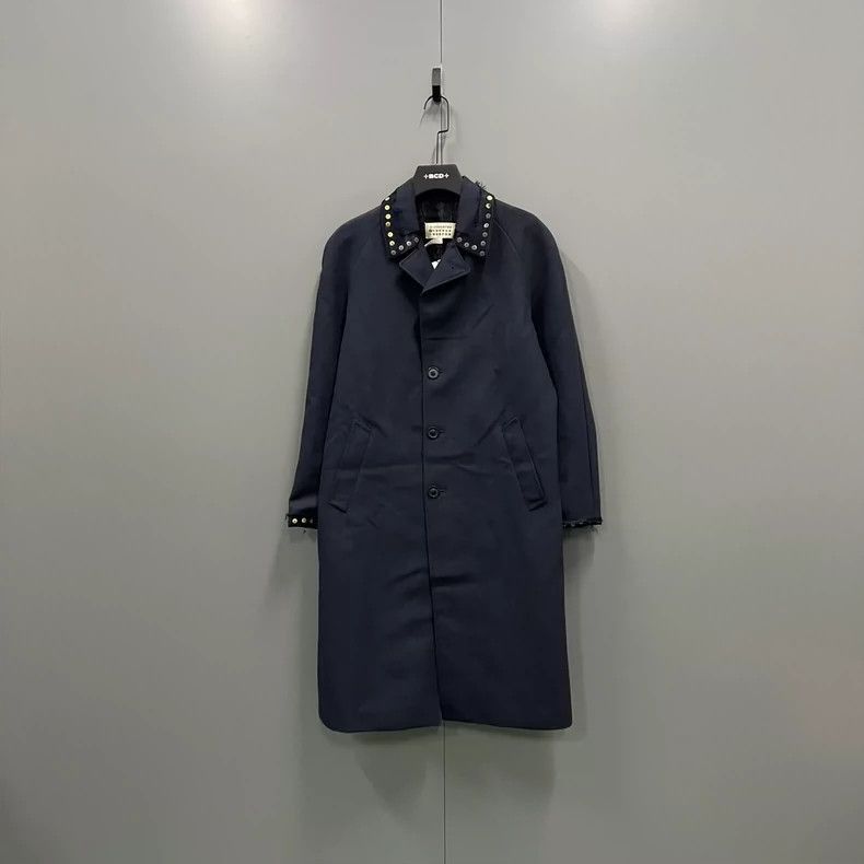 Maison Margiela Maison Margiela Maison Margiela Navy Color Coat-2507 Size US XL / EU 56 / 4 - 1 Thumbnail