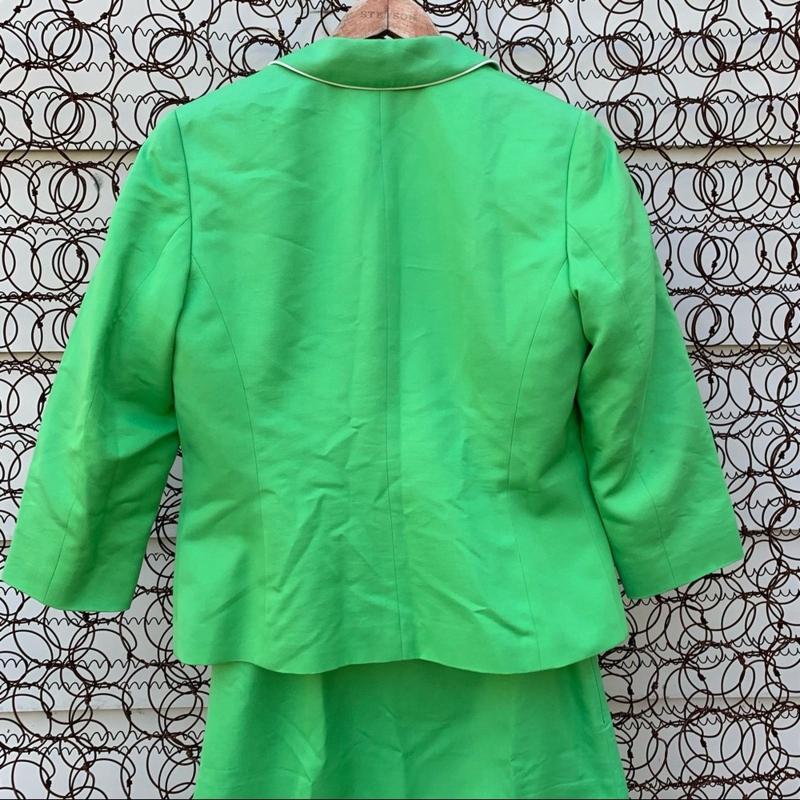 Pendleton Pendleton skirt blazer set green silk blend size 6 Size 28" / US 6 / IT 42 - 7 Thumbnail