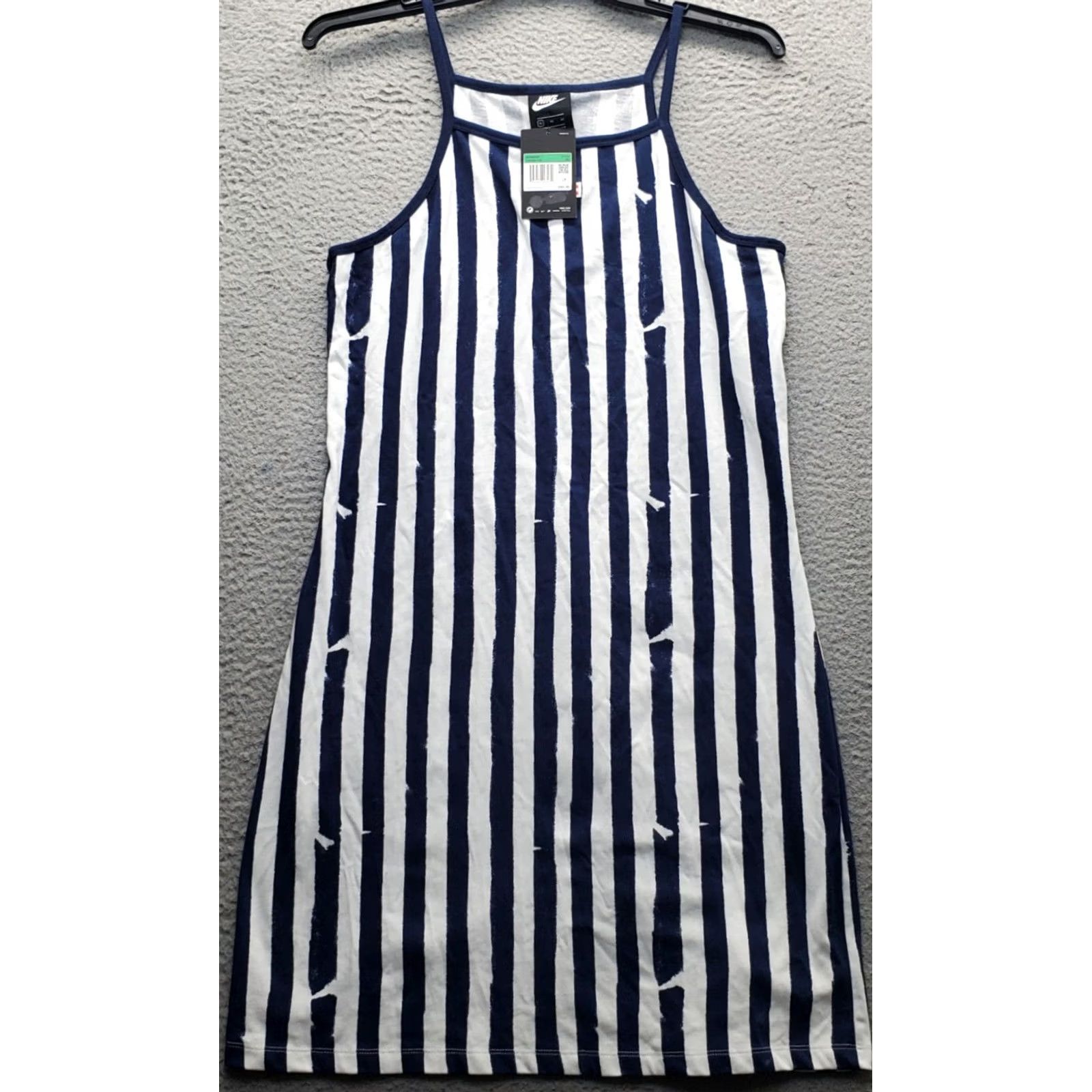 Nike Nike Cami Dress Womens Size XL Mult striped Red Spaghetti Strap Knee Length Sleeveless Size XL / US 12-14 / IT 48-50 - 2 Thumbnail