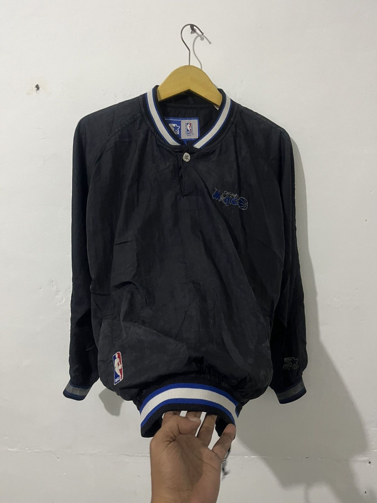 NBA × Starter × Vintage vintage orlando magic starter black windbreaker pullover Size US L / EU 52-54 / 3 - 5 Thumbnail