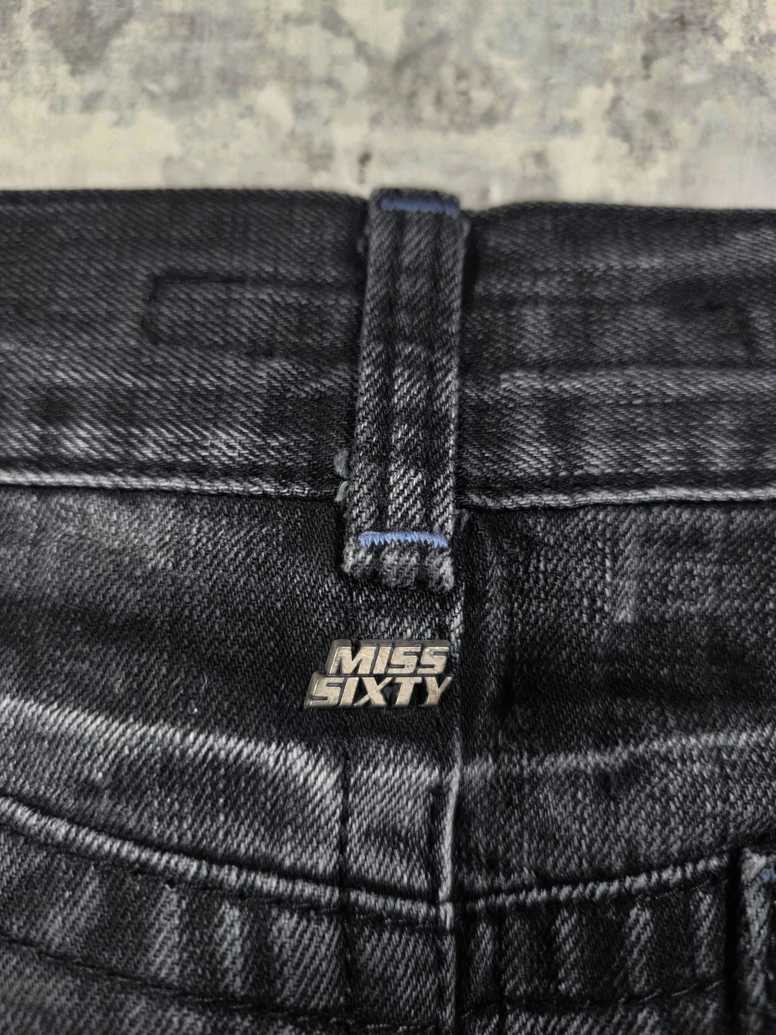 Hysteric Glamour × Miss Sixty Miss Sixty VTG Mini Skirt Distressed Patchwork Denim Y2K Size 30" / US 8 / IT 44 - 4 Thumbnail