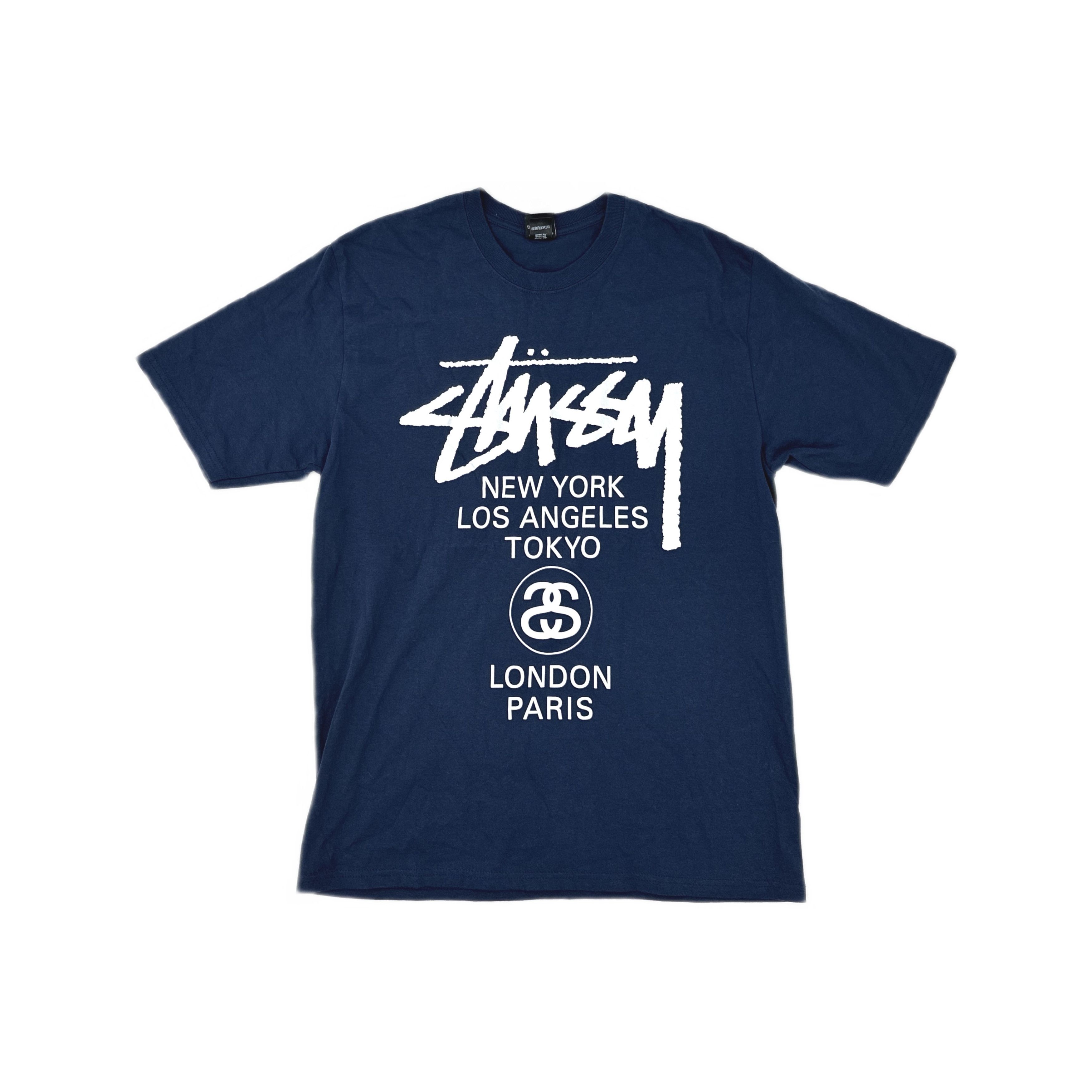 Stussy Stussy World Tour Logo T-Shirt Size L Size US L / EU 52-54 / 3 - 1 Thumbnail