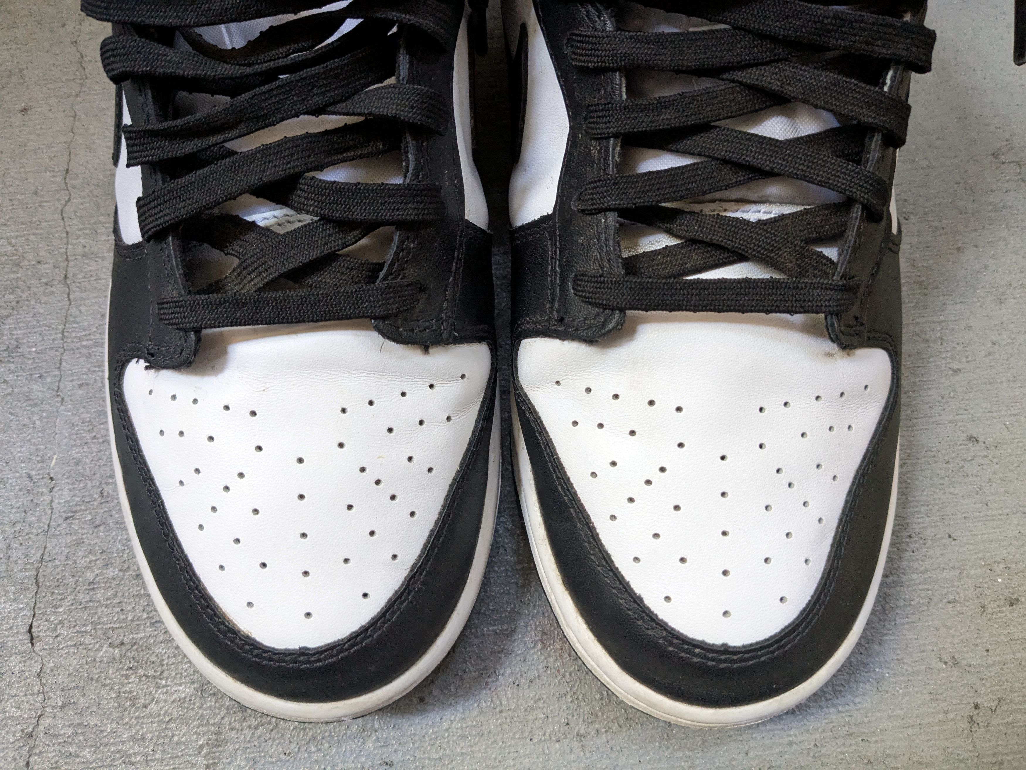 Nike Nike Dunk Low Retro Panda 11.5 White Black DD1391-100 Size US 11.5 / EU 44-45 - 4 Thumbnail