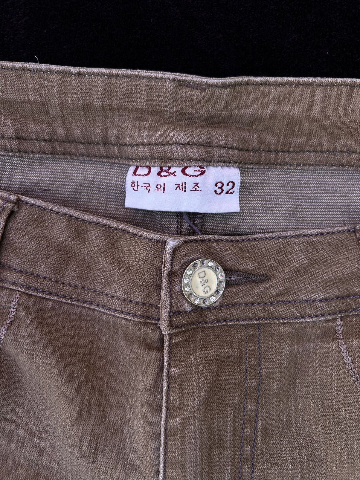 Other × Vintage Y2K D&G Jeans Size 32" / US 10 / IT 46 - 3 Thumbnail