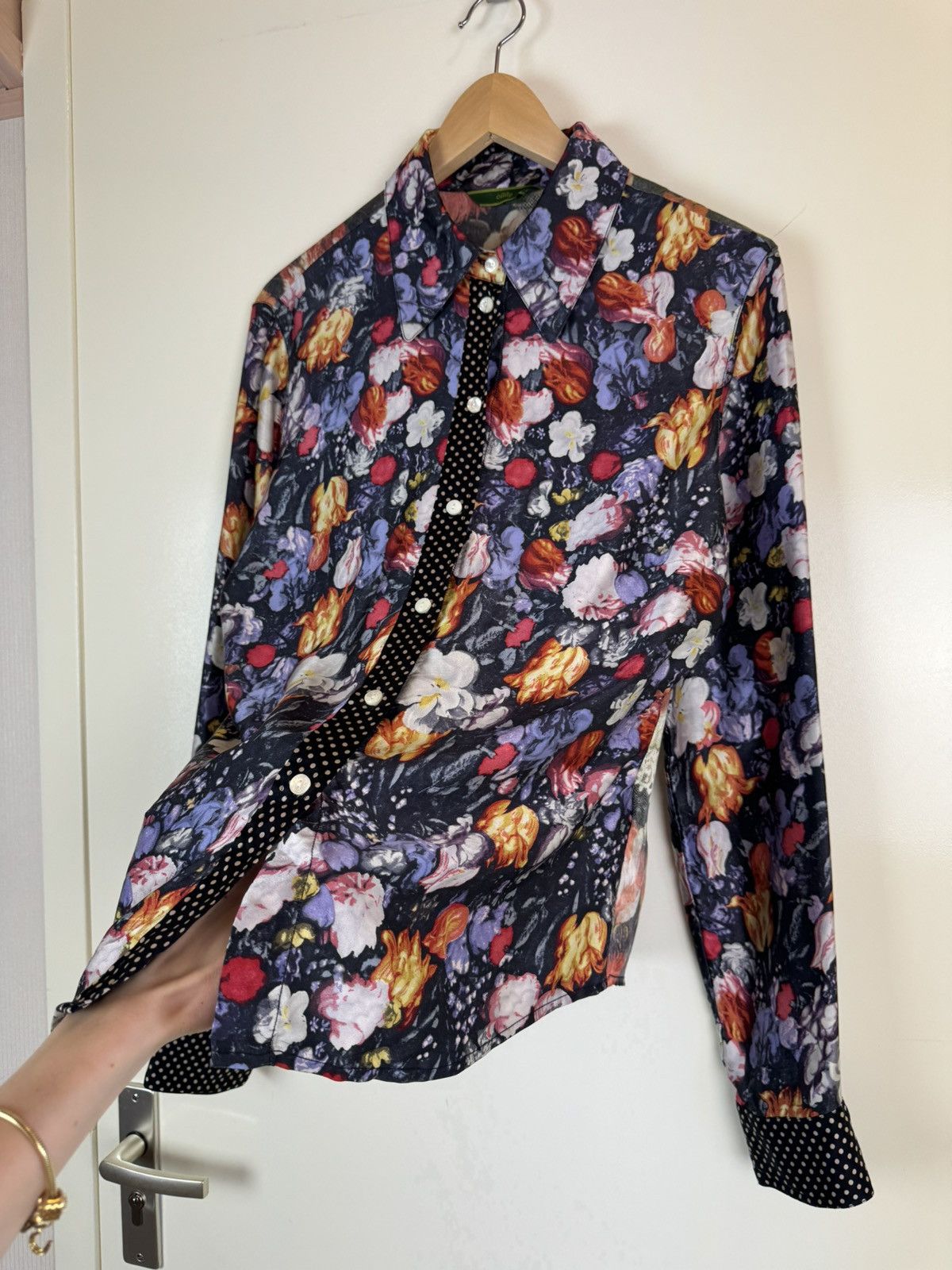 Oilily Oilily silk art artwork bohemian Renaissance baroque shirt M Size M / US 6-8 / IT 42-44 - 9 Thumbnail