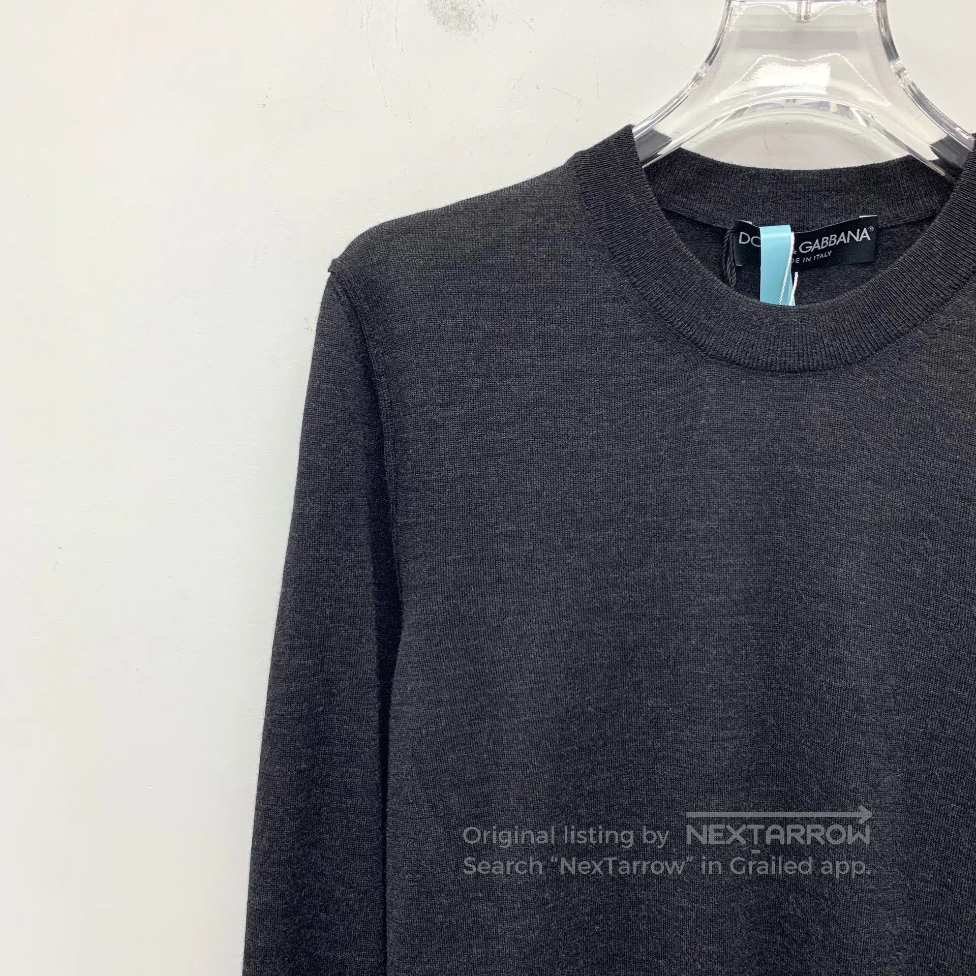 Dolce & Gabbana Dolce Gabbana Black Wool Round Neck Long Sleeve Knitwear| Size US XS / EU 42 / 0 - 3 Thumbnail