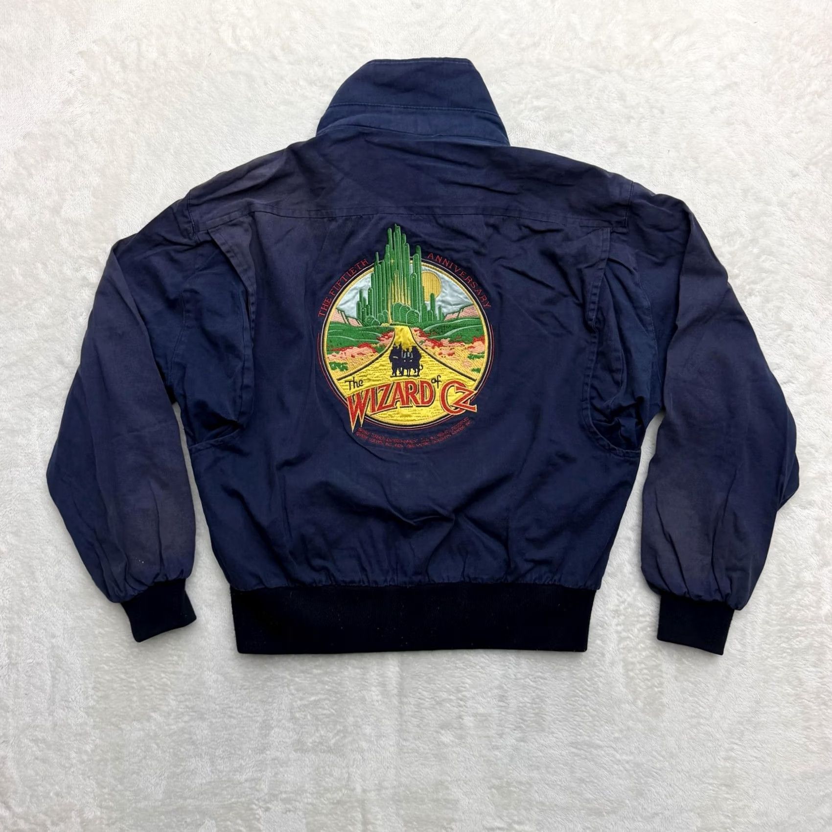 Vintage VINTAGE High Five Wizard Of Oz Jacket Mens S Blue Bomber Embroidered 50th Size US S / EU 44-46 / 1 - 2 Thumbnail