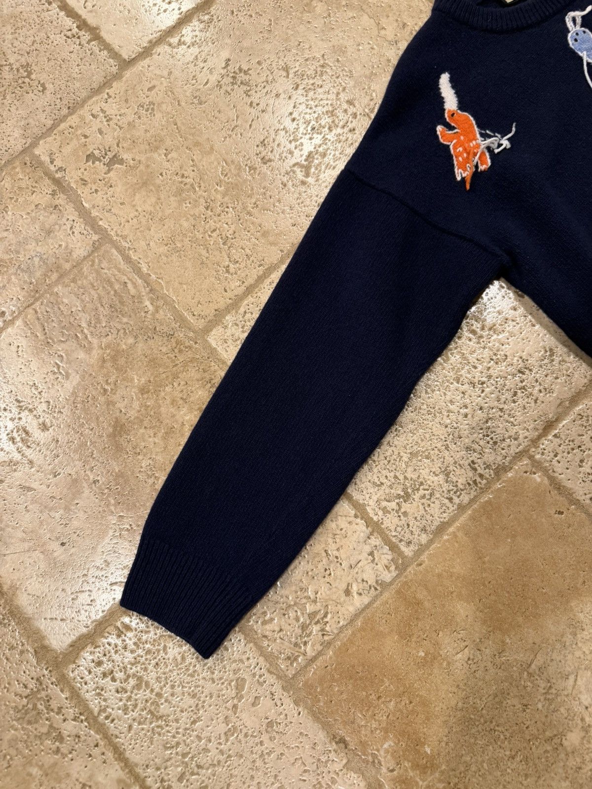 Gucci Gucci SS21 Navy Freya Hartas Edition 'Eschatology' Sweater Size US XXL / EU 58 / 5 - 6 Thumbnail