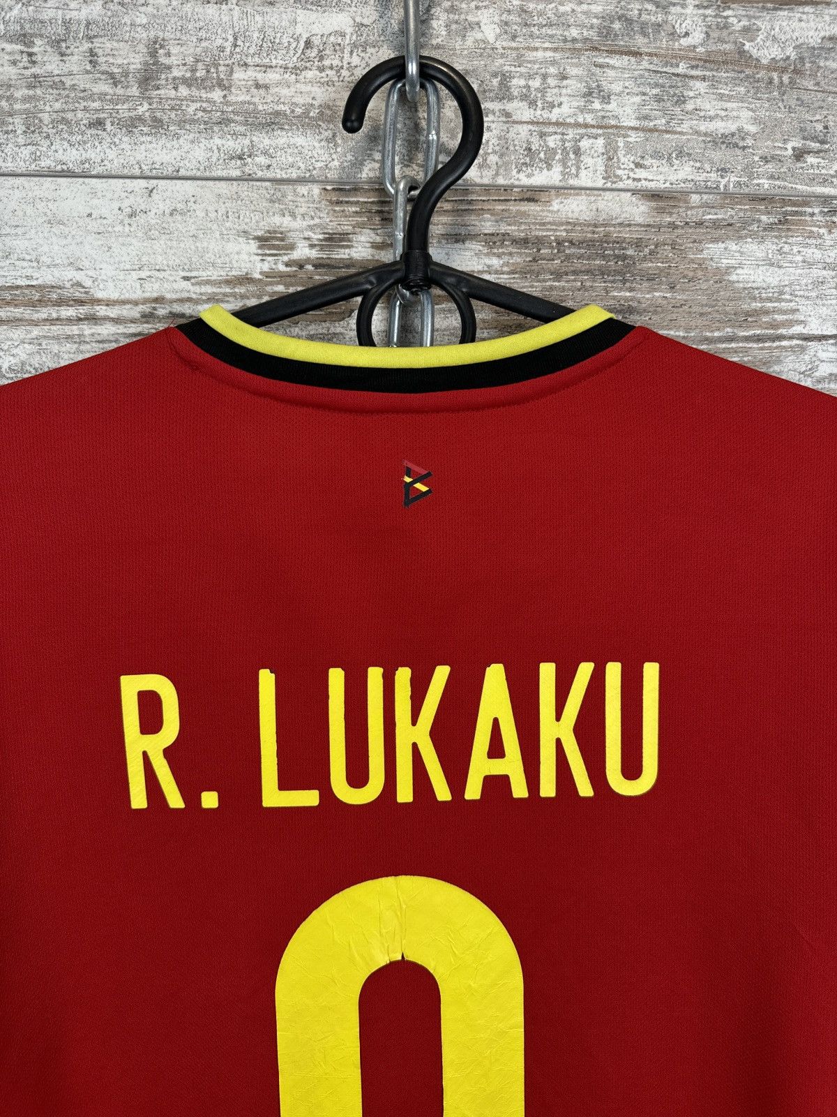 Adidas Mens Vintage Adidas Belgium National Team R. Lukaku T-shirt Size US M / EU 48-50 / 2 - 13 Thumbnail