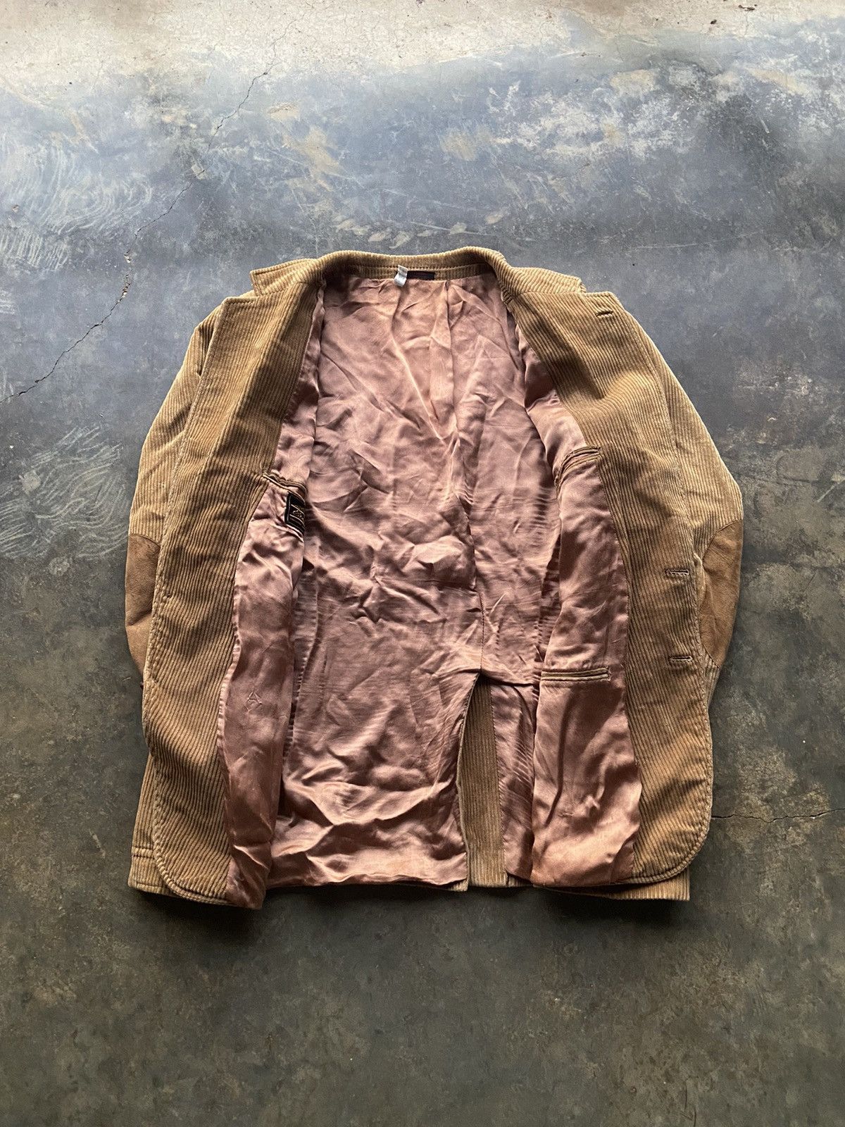 Eddie Bauer Vintage 1970s Eddie Bauer Satin Lined Corduroy Blazer Jacket Size 42L - 3 Thumbnail