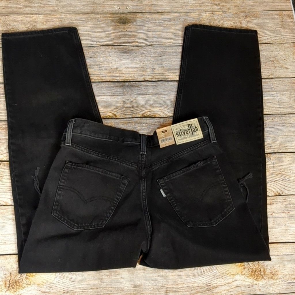Levi's Levi's silvertab distressed 94' baggy jeans size 29x31 Size 29" - 7 Thumbnail