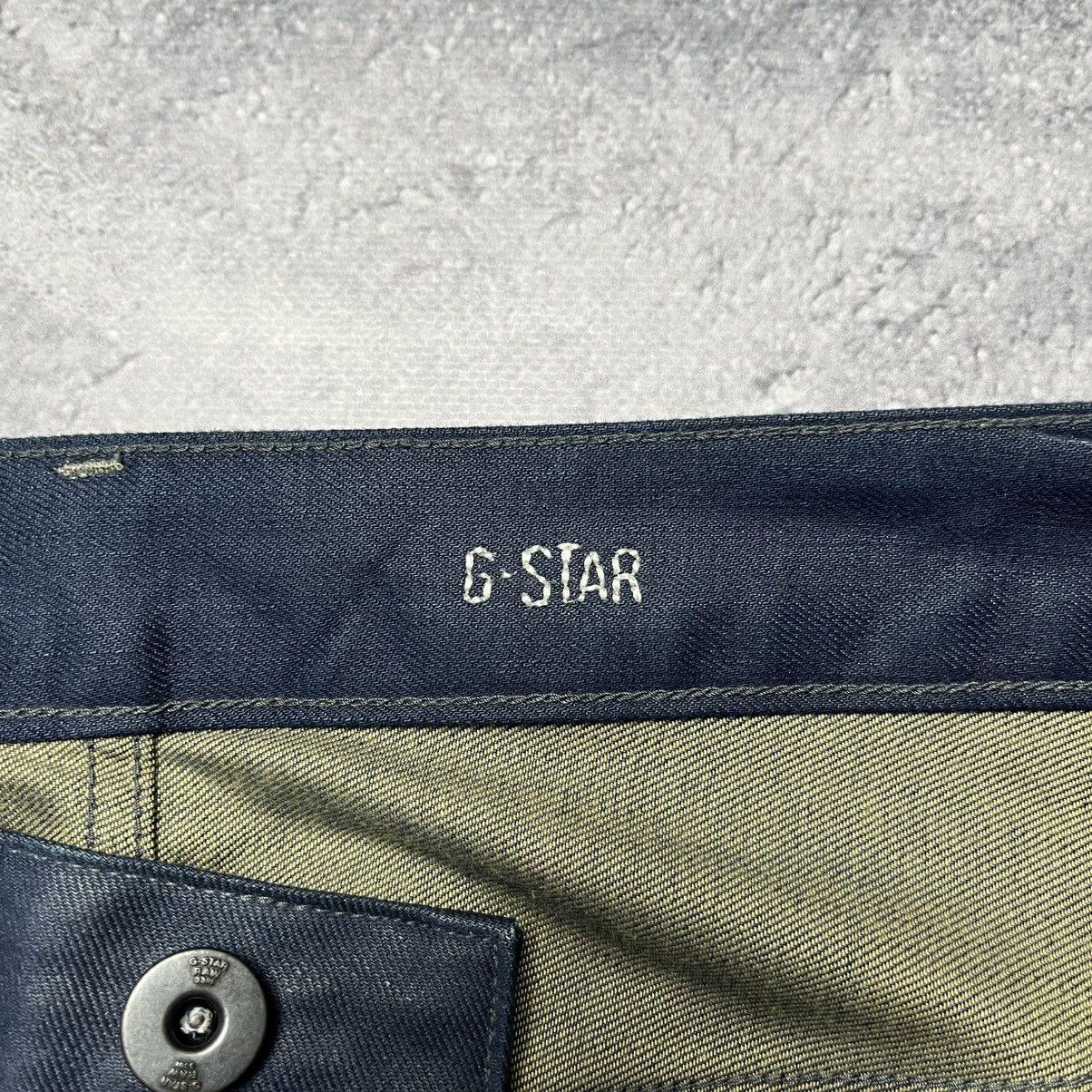 G-Star Vintage G-Star Morris Low Straight Denim Blue Jeans Y2K Size US 31 - 10 Thumbnail