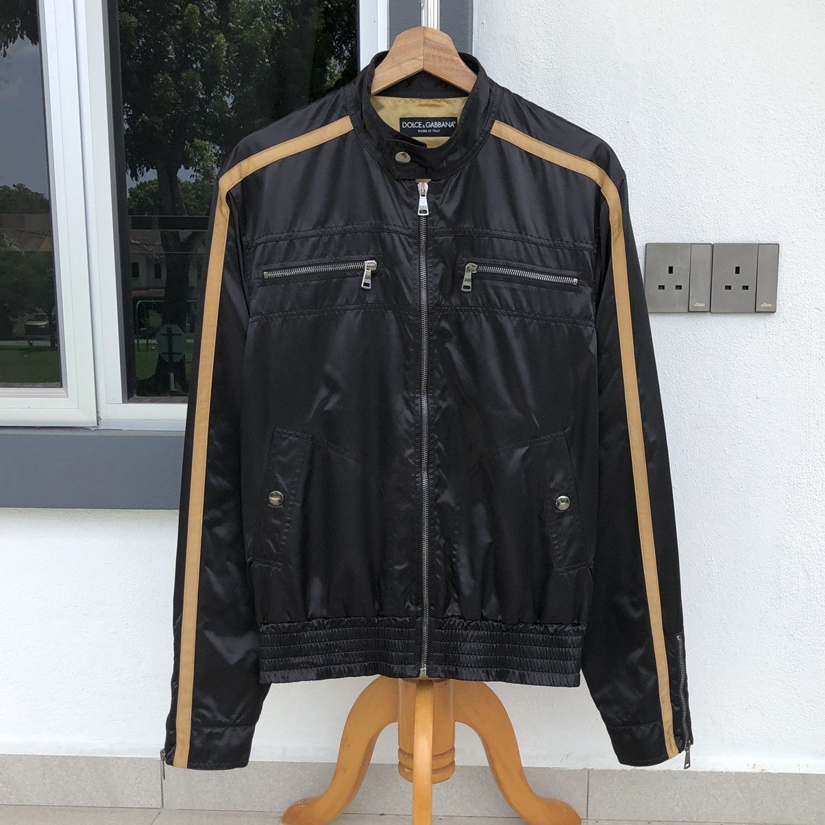 Dolce & Gabbana Dolce & Gabbana SS04 Nylon Bomber Jacket Made In Italy Size US M / EU 48-50 / 2 - 6 Thumbnail