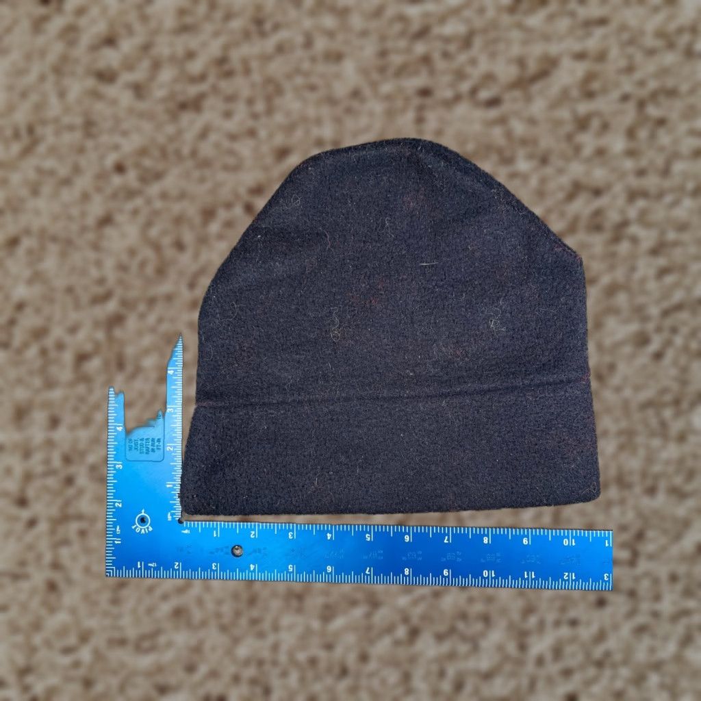 Vintage WearGuard Beanie Toque Adult One Size Dark Blue Polyester Fleece Ski Beanie Mens Size US M / EU 48-50 / 2 - 1 Thumbnail