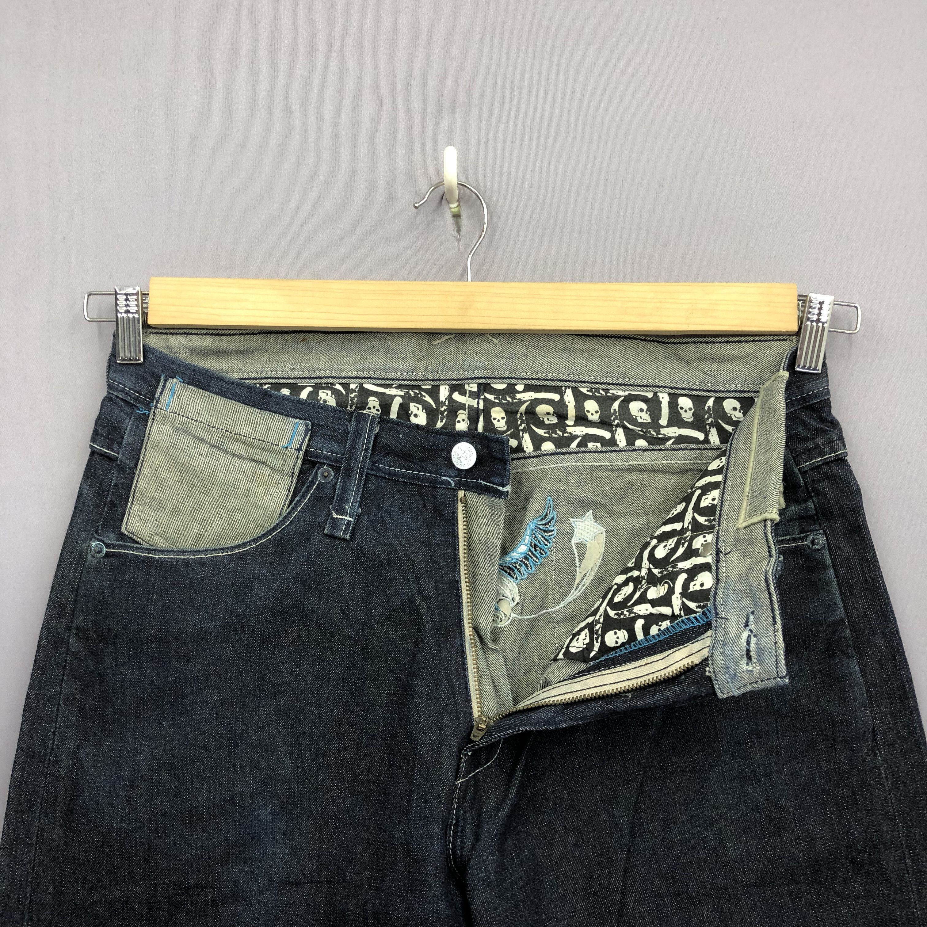 Jean Crazy Vintage Y2k Affliction Jeans Baggy Skater Denim Size US 34 / EU 50 - 9 Thumbnail