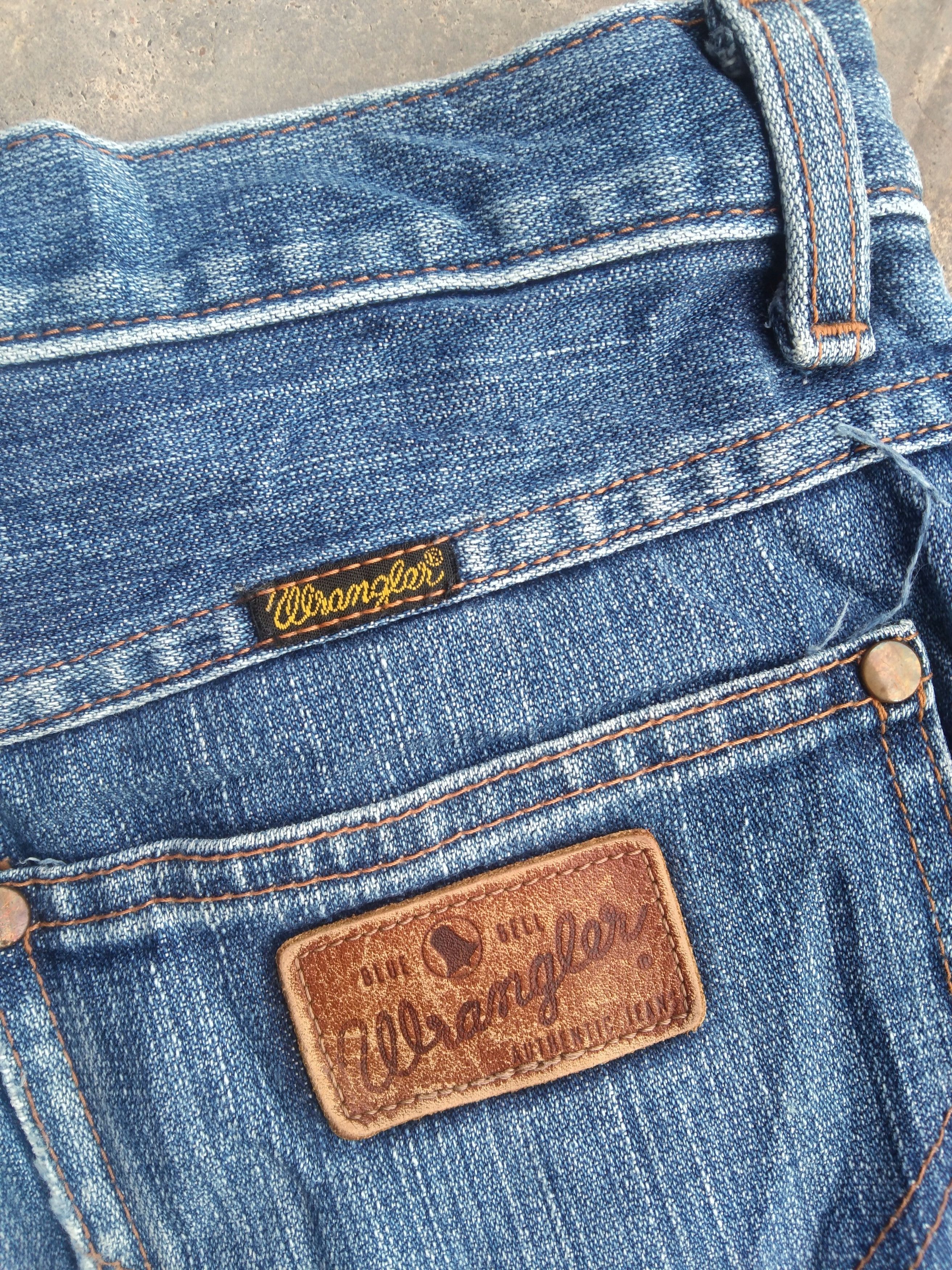 Japanese Brand 90s Vintage Flared Wrangler Boot Cut Jeans 30x30 Size US 30 / EU 46 - 4 Thumbnail
