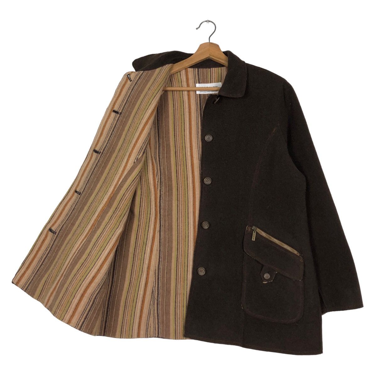 Japanese Brand 🔥Vintage Wool Chore Jacket Kansai Bis Japan Made Blanket Size US M / EU 48-50 / 2 - 11 Thumbnail