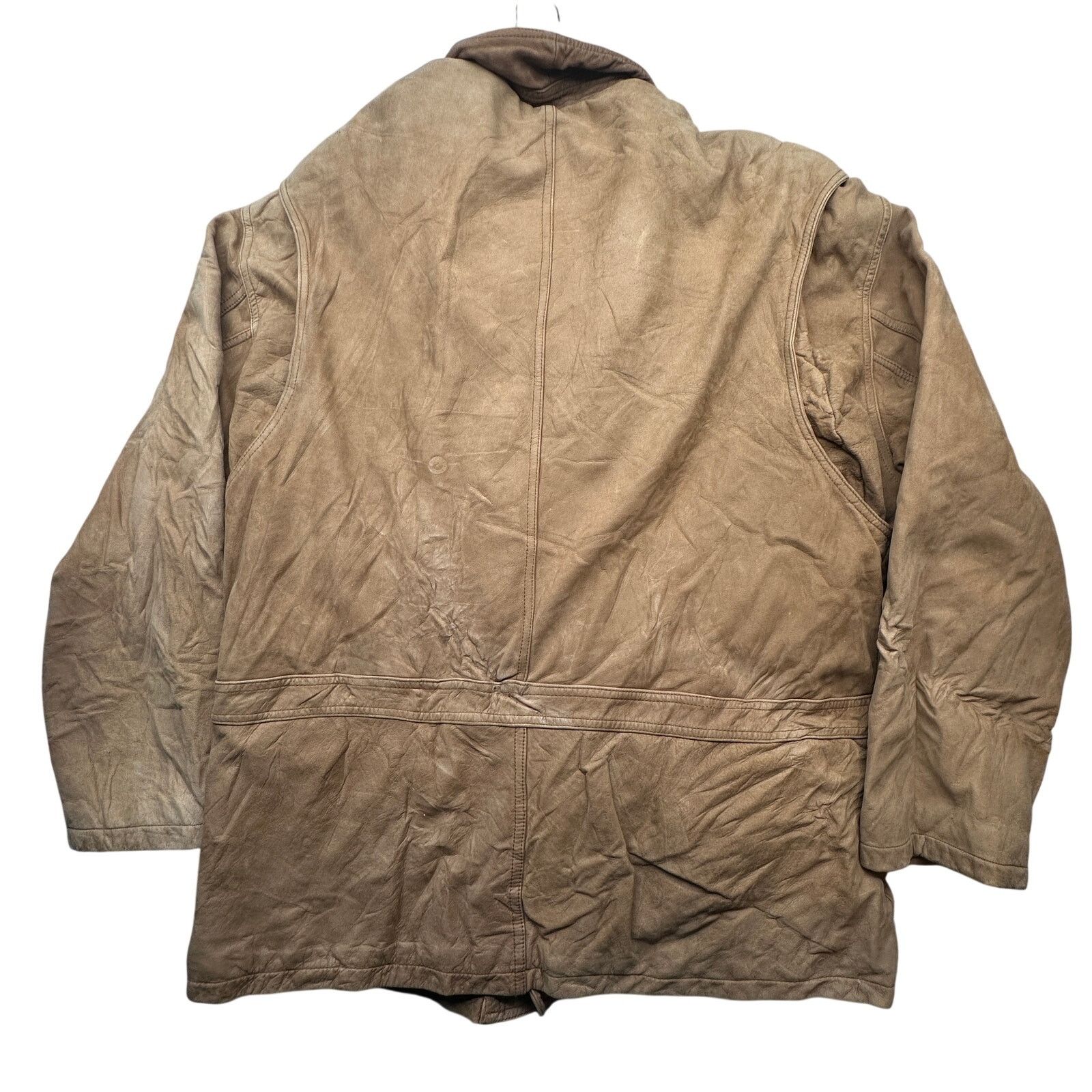 John Ashford VTG John Ashford Suede Leather Barn Chore Work Coat Large Size US L / EU 52-54 / 3 - 2 Thumbnail
