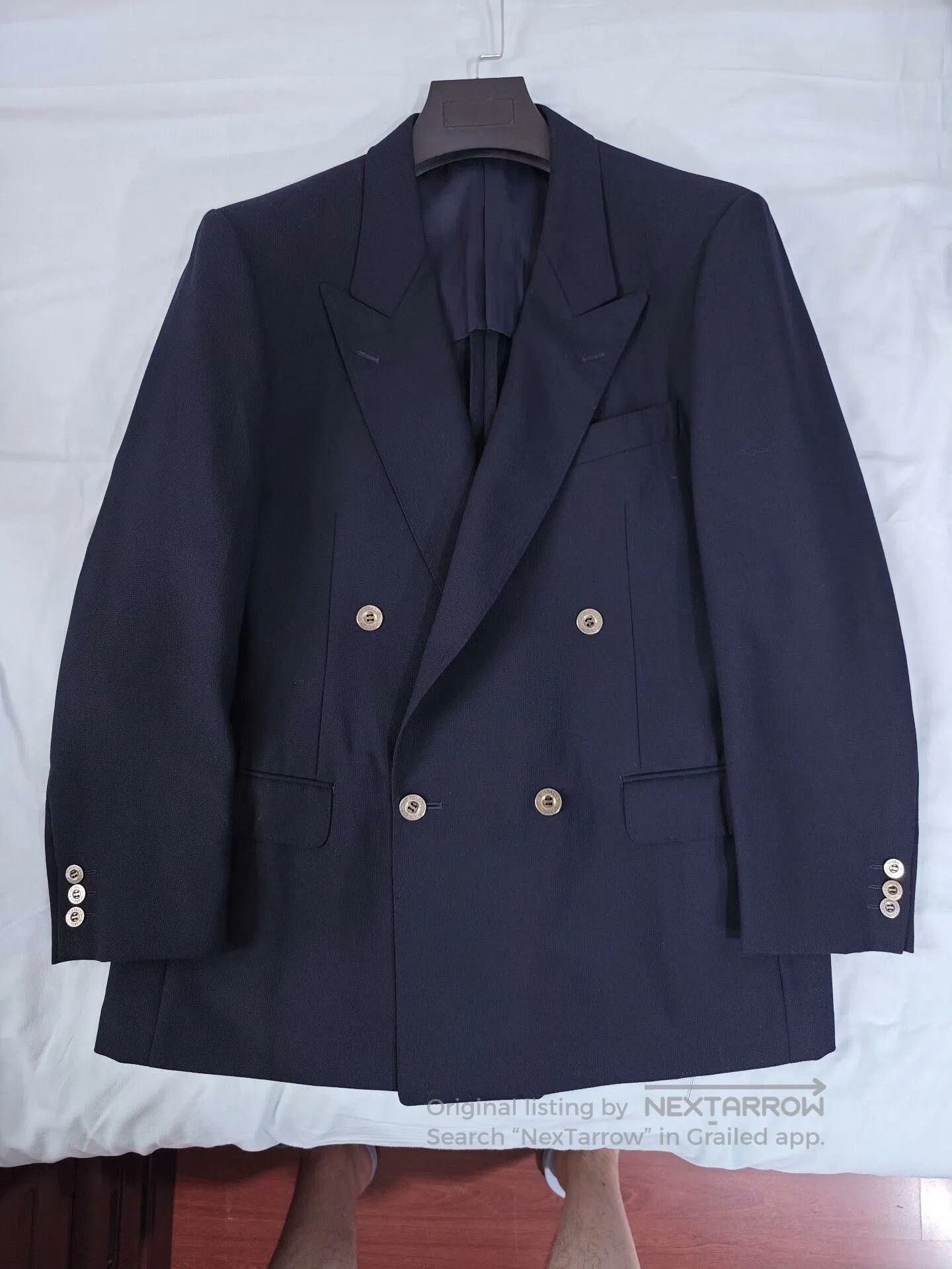 SCABAL SCABAL Navy Blue Wool Blazer. Size US M / EU 48-50 / 2 - 5 Thumbnail