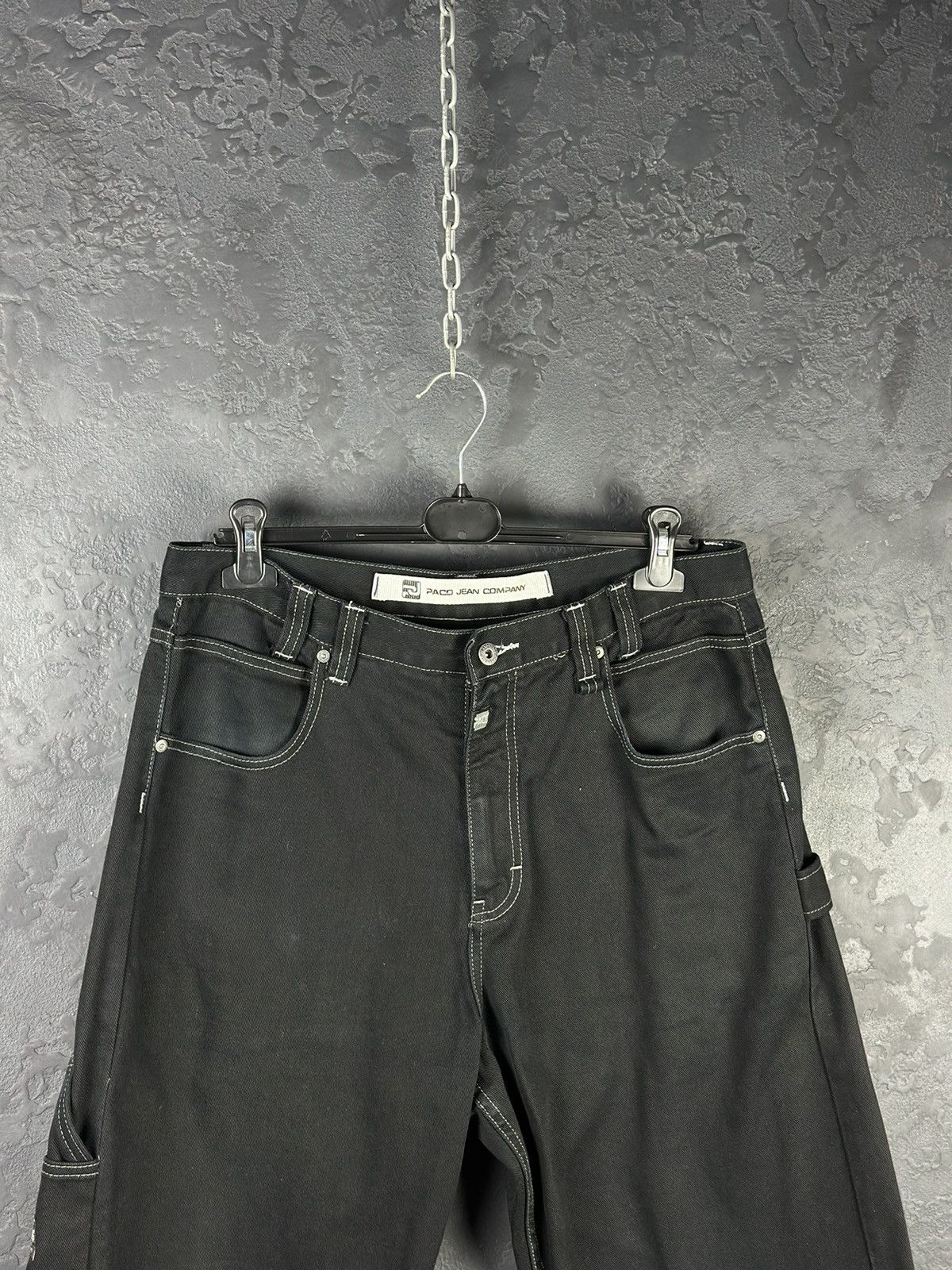 JNCO × Japanese Brand × Vintage Vintage Y2K Paco Baggy Wide Leg Jnco Style Cargo Jeans Size US 34 / EU 50 - 2 Thumbnail