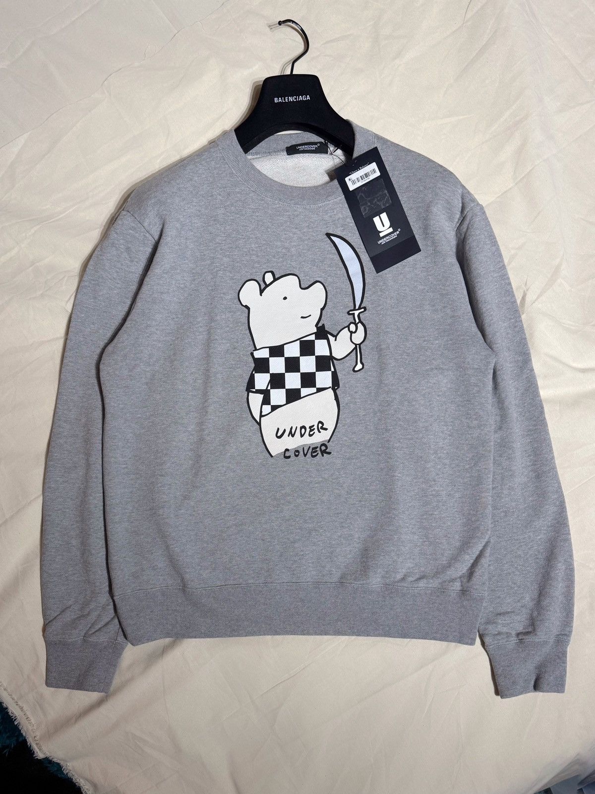 スウェット・トレーナー UNDERCOVER 'Chaos and Balance' sweatshirt Gray Gray Champion Edition Chaos Sweatshirt by UNDERCOVER on Sale