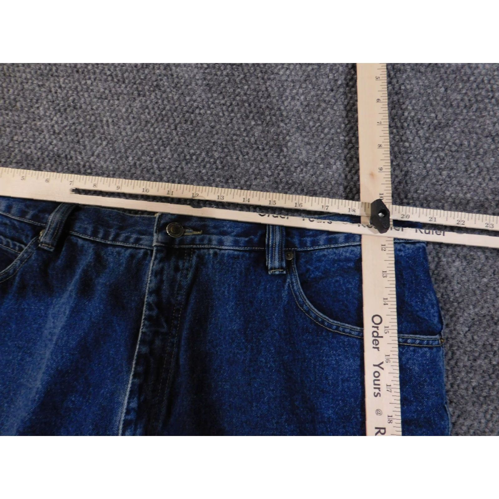 Rocawear VINTAGE Rocawear Shorts Mens 42 Blue Denim Carpenter Baggy All American Urban Hip Hop Y2K Size US 42 / EU 58 - 7 Thumbnail