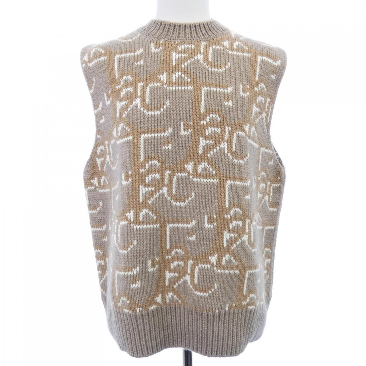 Dior Dior Dior TRAVIS SCOTT CACTUS JACK Cashmere Vest Textile Tops 283M654AT357 DUTY FREE for USA Size ONE SIZE - 1 Thumbnail