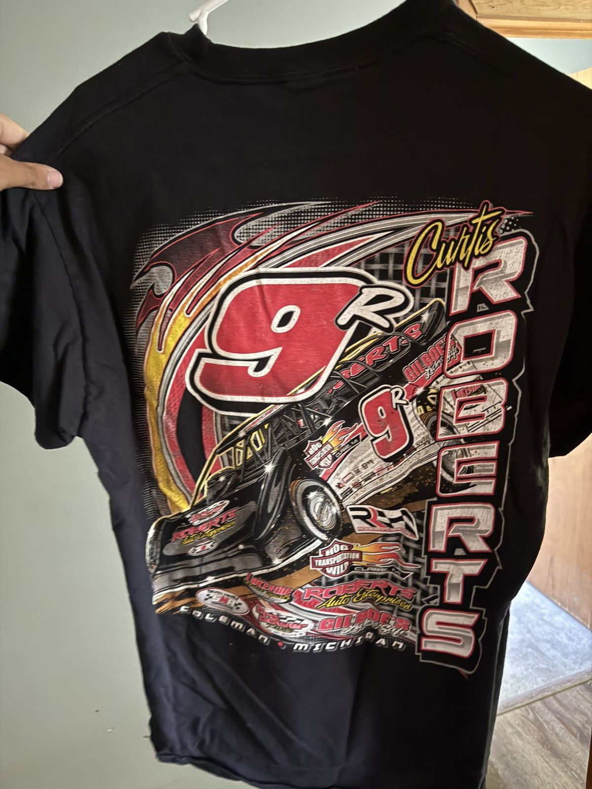 Vintage Curtis Robert’s racing tee Size US L / EU 52-54 / 3 - 2 Thumbnail
