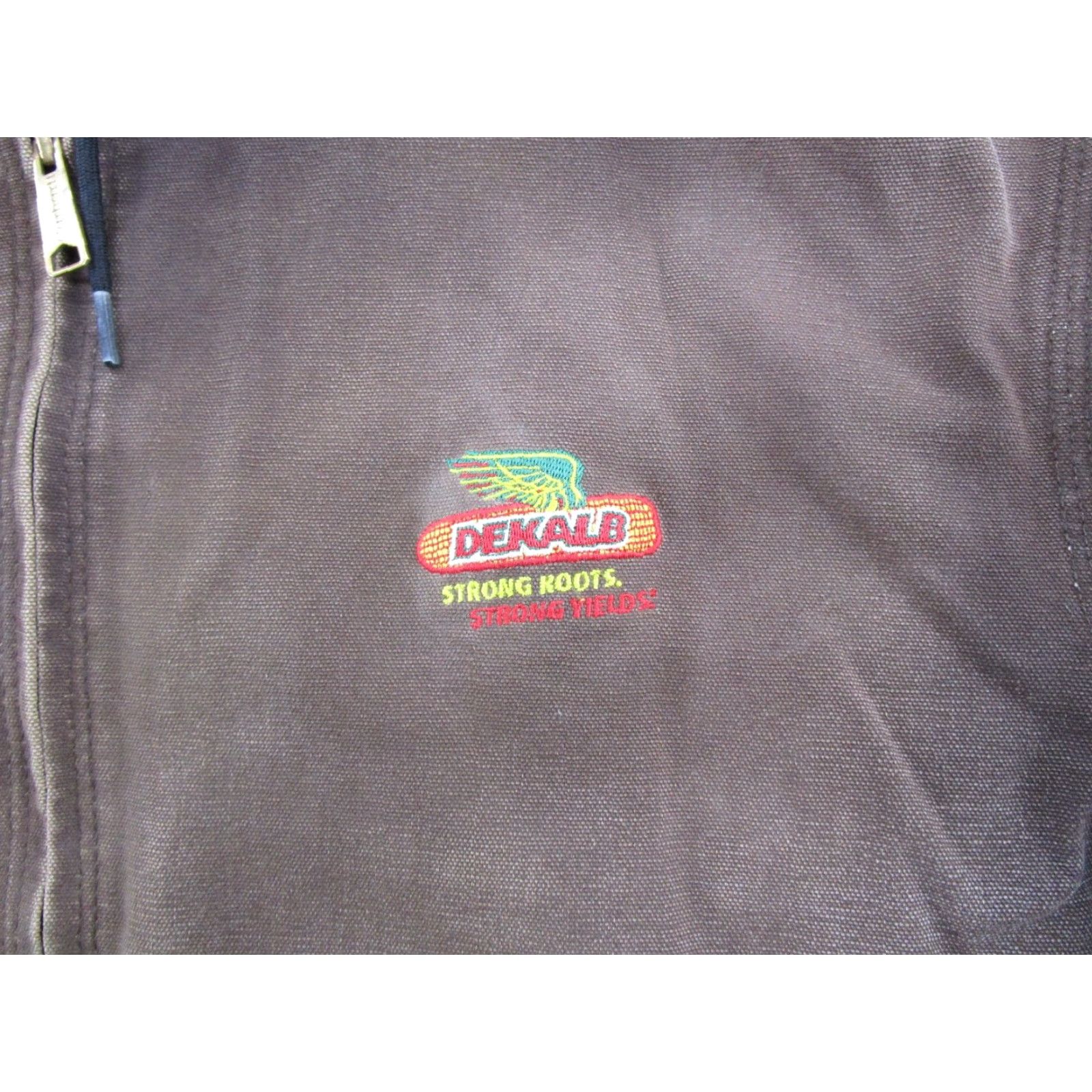 Carhartt VINTAGE Carhartt Canvas Coat J25 DKB Lined Brown Field Barn Jacket Men SZ 2XL Distressed Size US XXL / EU 58 / 5 - 2 Thumbnail
