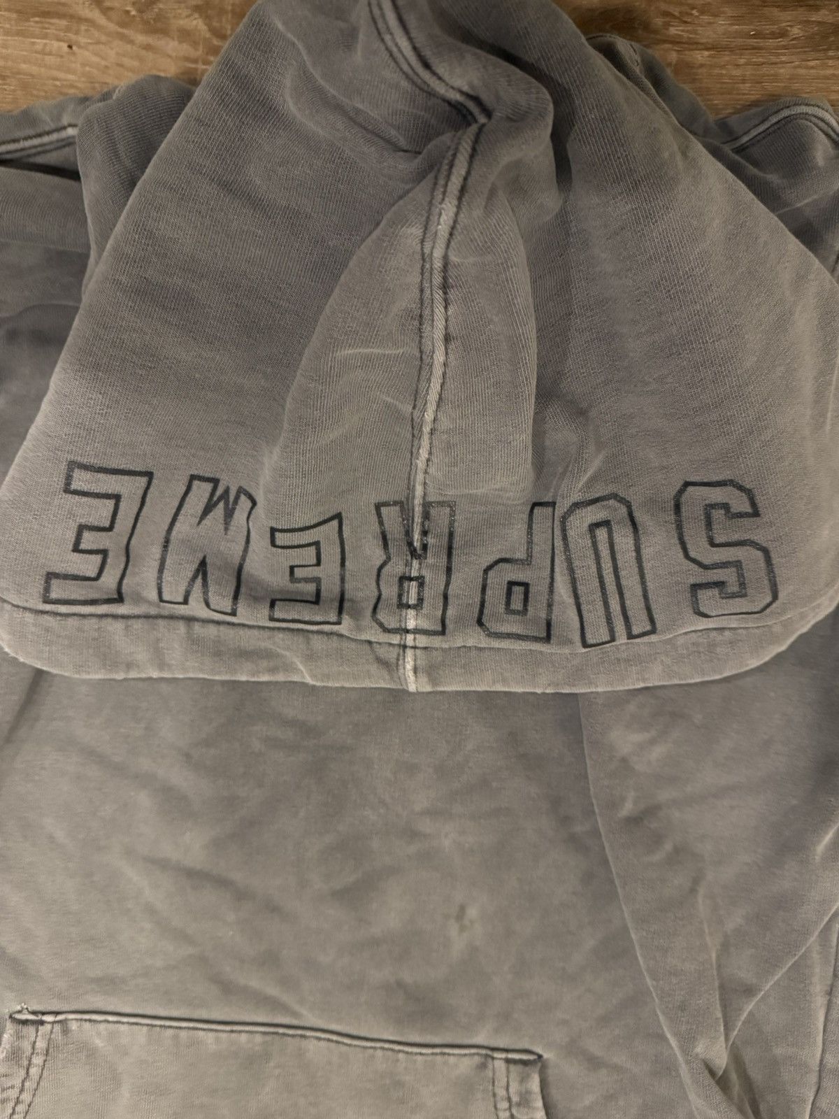Supreme Overdyed Hoodie with Hood Logo ss16 Size US L / EU 52-54 / 3 - 2 Thumbnail