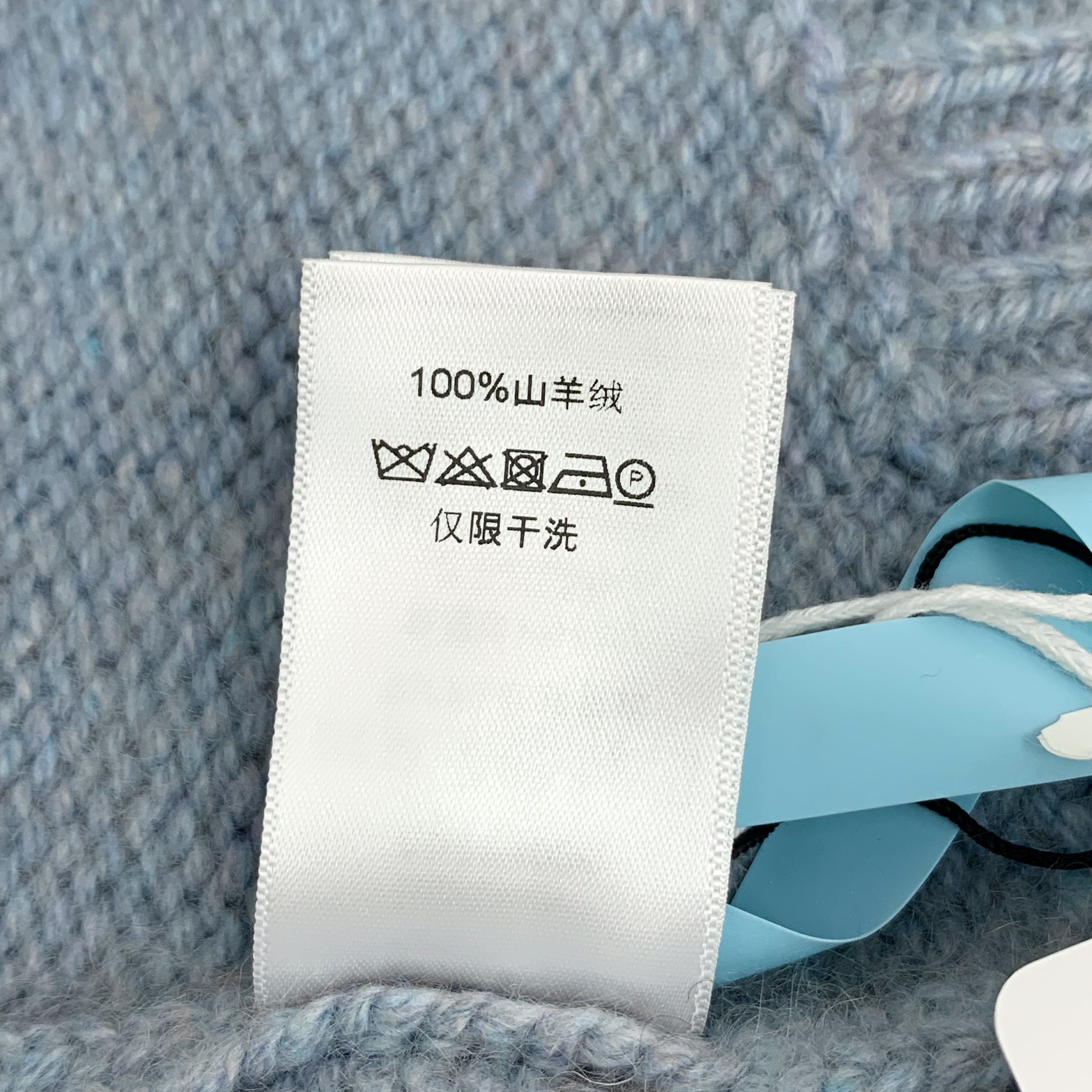 Celine Celine Cashmere Turtleneck Sweater Blue (XS) Size XS / US 0-2 / IT 36-38 - 8 Thumbnail