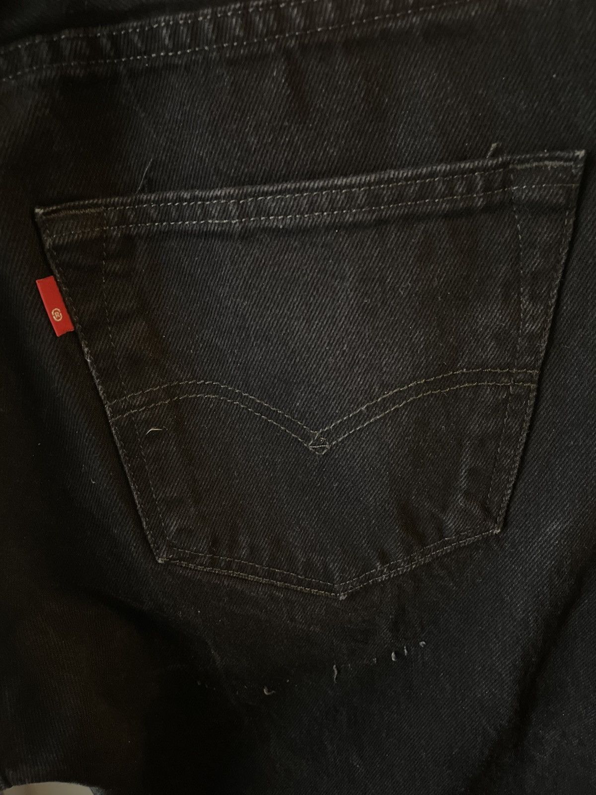 Levi's Black Washed Levis Denim Pants Size US 34 / EU 50 - 6 Thumbnail