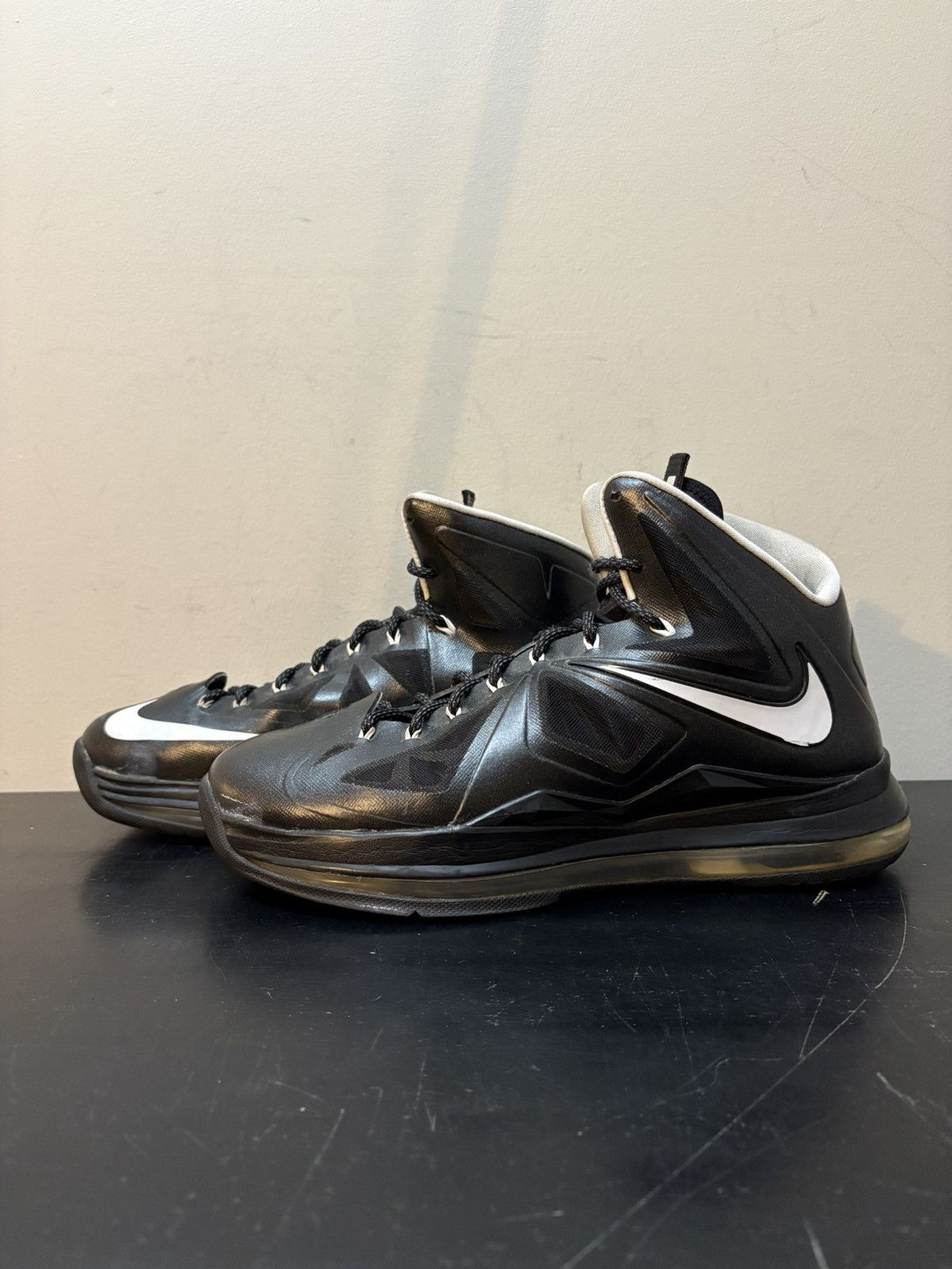 Nike Lebron X Id Diamond Collection Black White, Men's (Size 11)