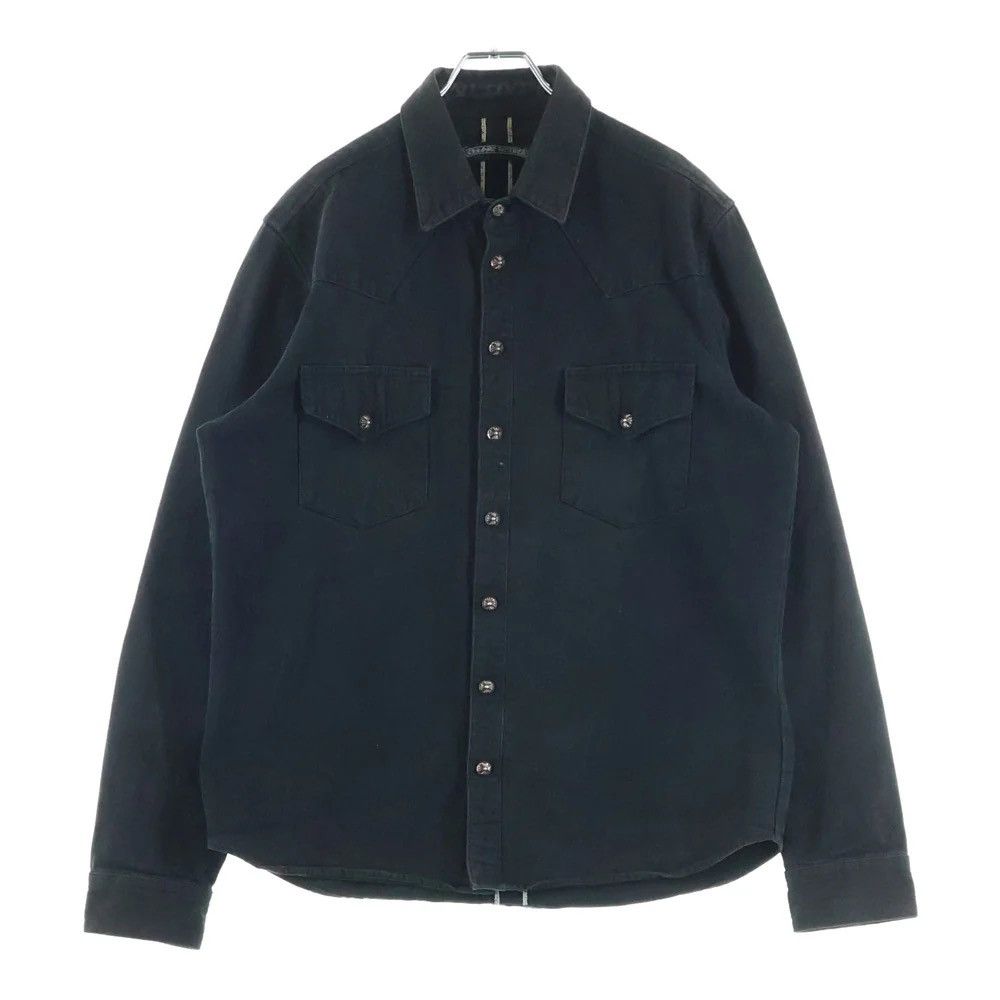 Chrome Hearts Chrome Hearts Cross patch Western Denim Shirts Size US L / EU 52-54 / 3 - 1 Thumbnail