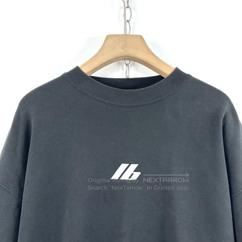 Balenciaga Balenciaga Black Reflective Logo Sweatshirt. Size US M / EU 48-50 / 2 - 3 Thumbnail