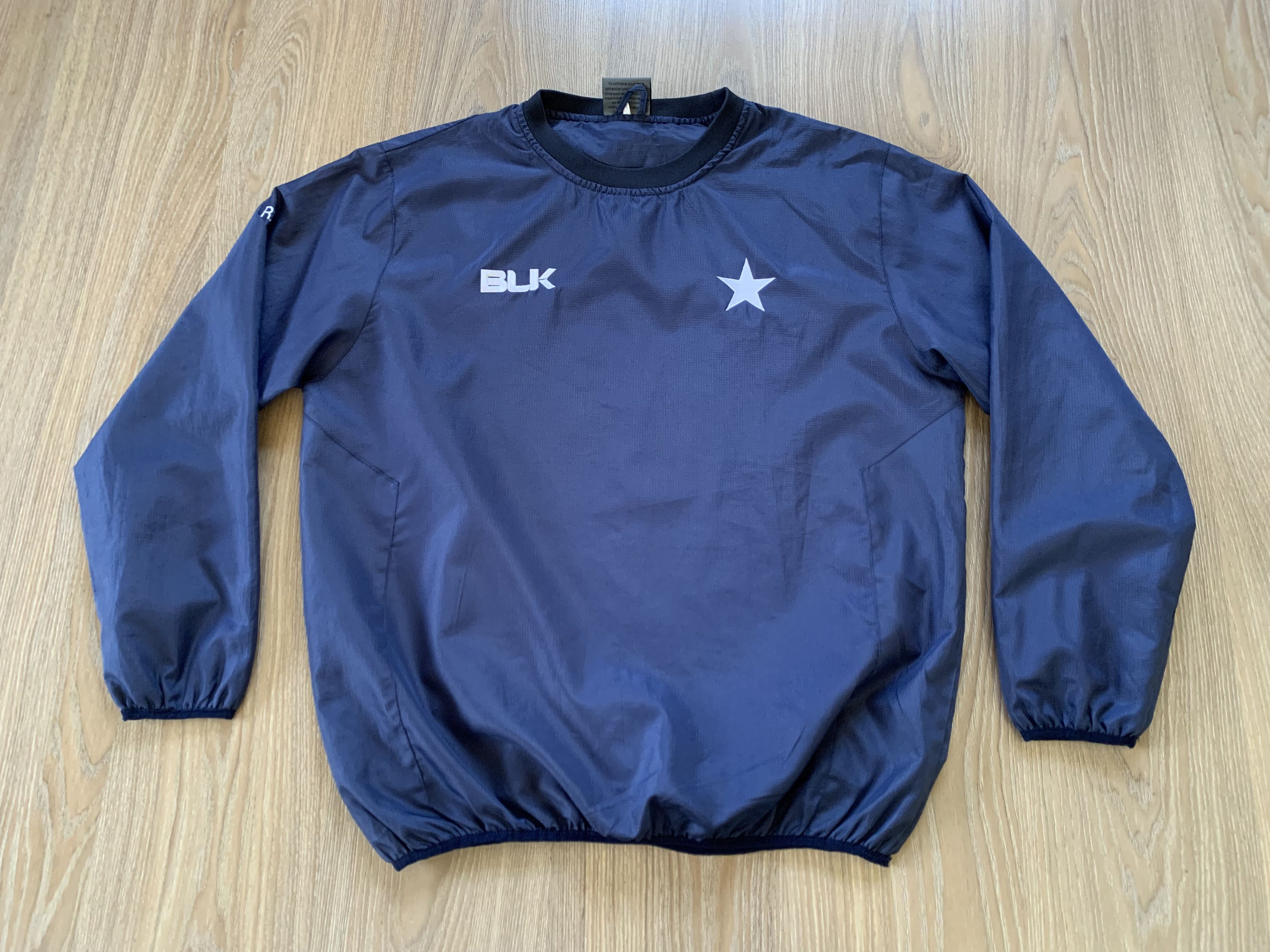 NFL Vintage BLK Dallas Cowboys Windbreaker Pullover Jacket Size US L / EU 52-54 / 3 - 2 Thumbnail