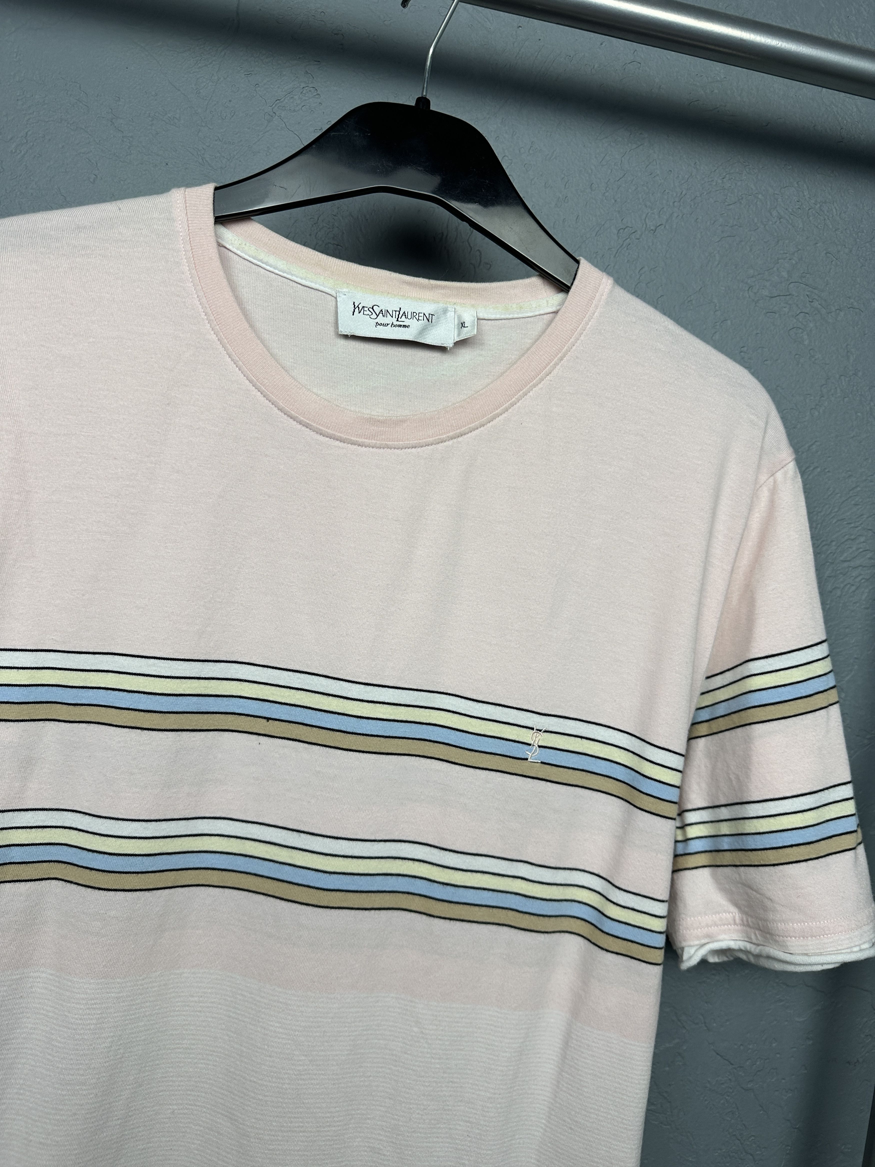 Yves Saint Laurent Yves Saint Laurent YSL Mens T-Shirt Tee Size US XL / EU 56 / 4 - 2 Thumbnail