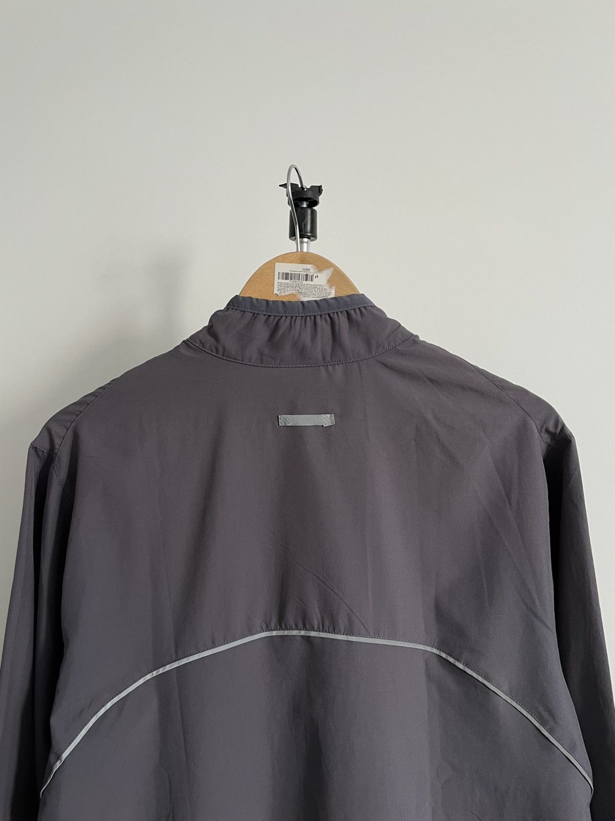 Nike Vintage 00’s Nike Y2K Gray Track Jacket Swoosh RARE Size US S / EU 44-46 / 1 - 5 Thumbnail