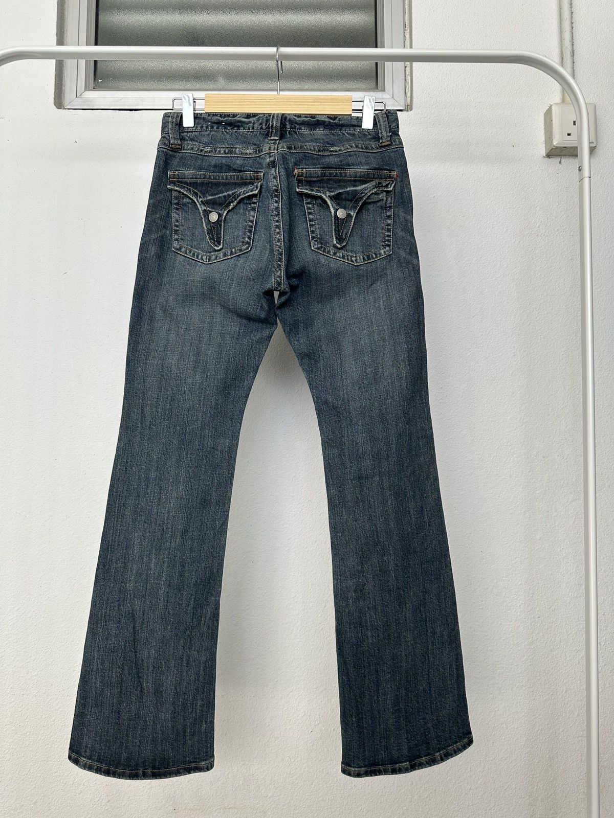 Hysteric Glamour 2000's Theoria j-rock flared fashion jeans Size US 30 / EU 46 - 11 Thumbnail