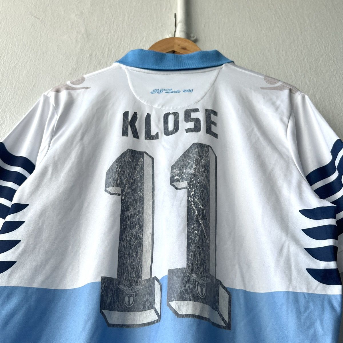 Macron 2014/2015 S.S. Lazio Miroslav Klose Away Kit Jersey Size US M / EU 48-50 / 2 - 3 Thumbnail
