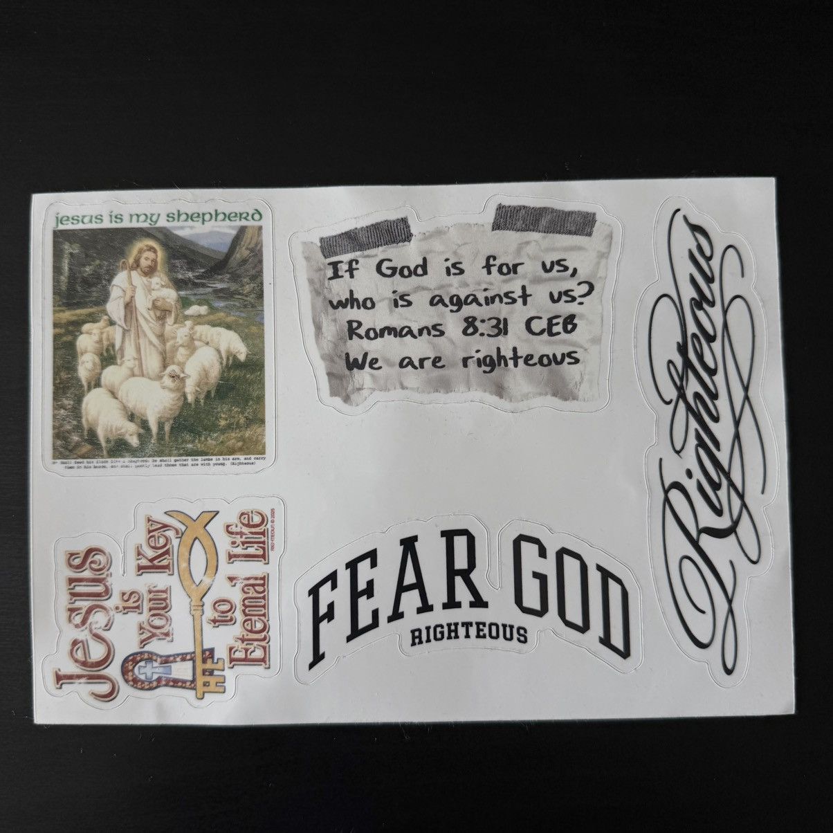 Other WE ARE RIGHTEOUS STICKER PACK, 6 TOTAL, FAST SHIPPING Size ONE SIZE - 1 Thumbnail