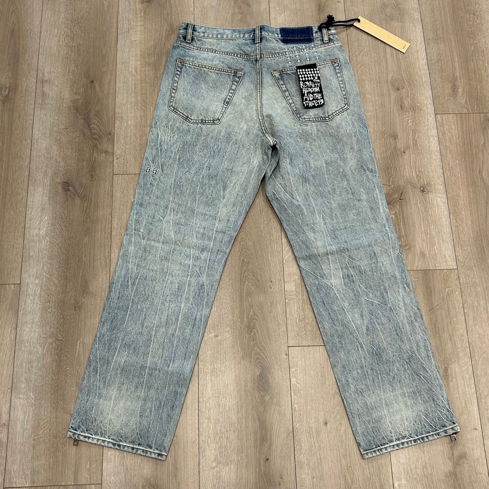 Ksubi new Ksubi Anti K Zip Leg Dynamite Relaxed Fit Jeans size 30 Size US 30 / EU 46 - 6 Thumbnail