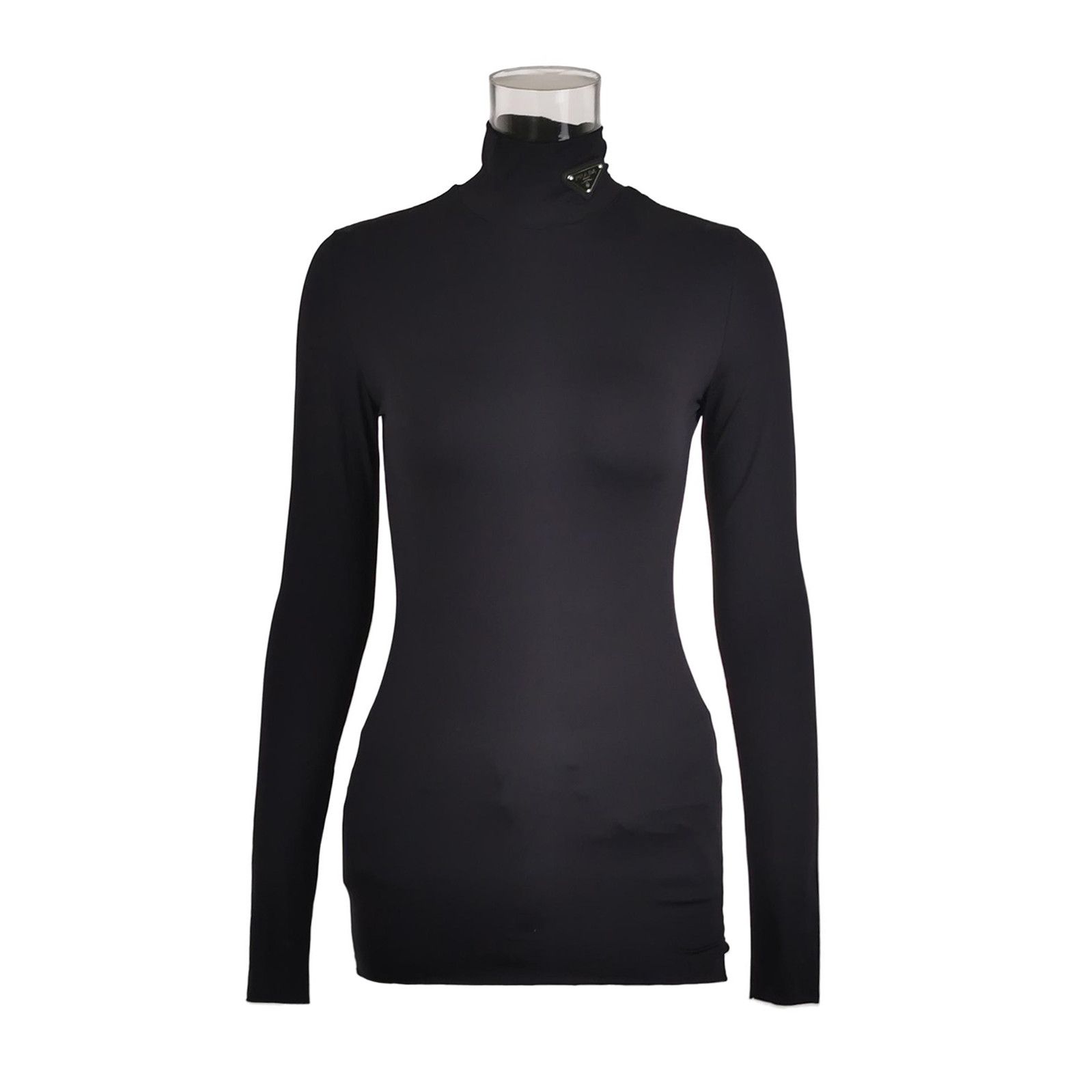 Prada Prada Solid Triangle Logo Top in Size 40 - dmc Size L / US 10 / IT 46 - 1 Thumbnail