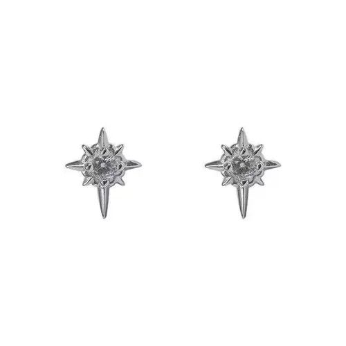 VIBE STAR Retro Silver Punk Earrings Size ONE SIZE - 4 Thumbnail