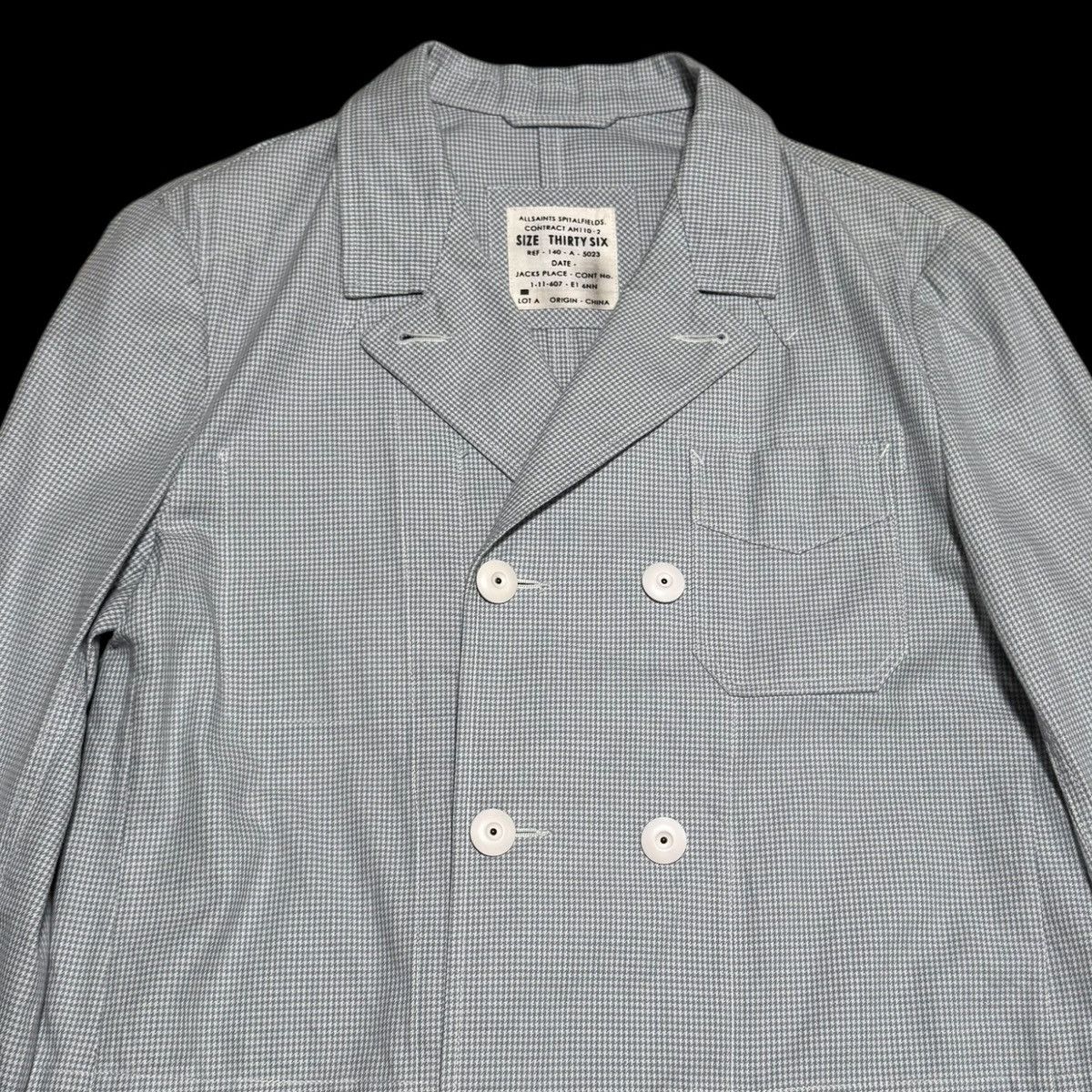 Allsaints Allsaints Spitalfields Cotton Garrisk Jacket Women’s 36 US 4 Size XS / US 0-2 / IT 36-38 - 2 Thumbnail