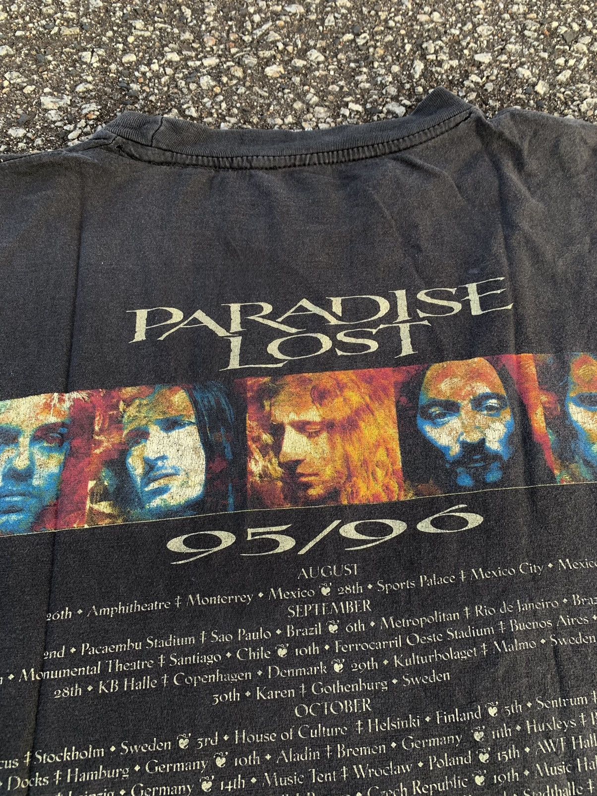 Band Tees × Vintage Vintage 90’s Paradise Lost All Over Print Rose TShirt Tee Size US XL / EU 56 / 4 - 4 Thumbnail