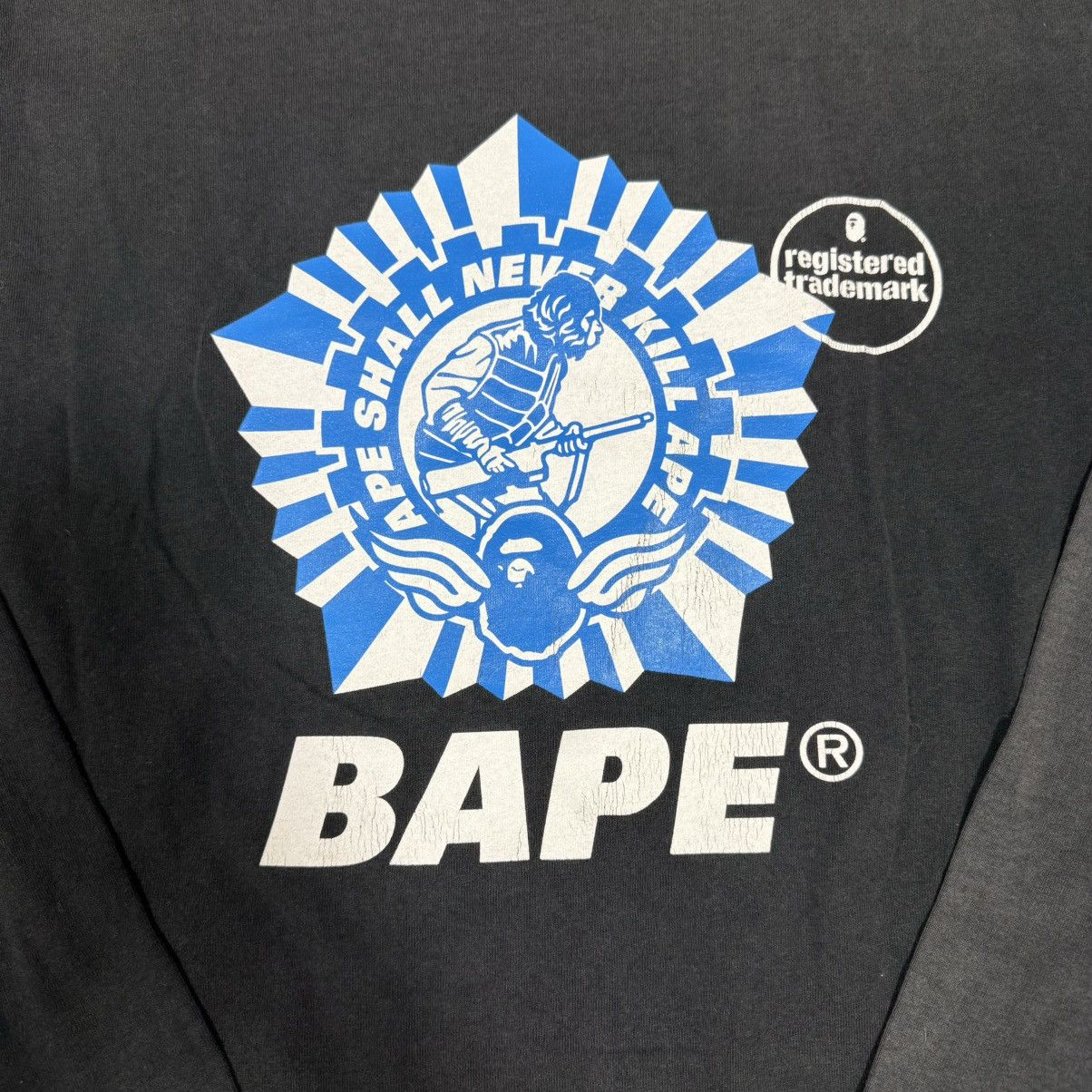 Bape Bape Long Sleeve Tee Size US XL / EU 56 / 4 - 4 Thumbnail