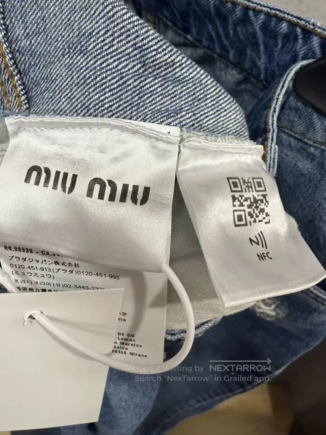 Miu Miu Miumiu Painted Daisy Jeans. Size 25" / US 0 / IT 36 - 5 Thumbnail